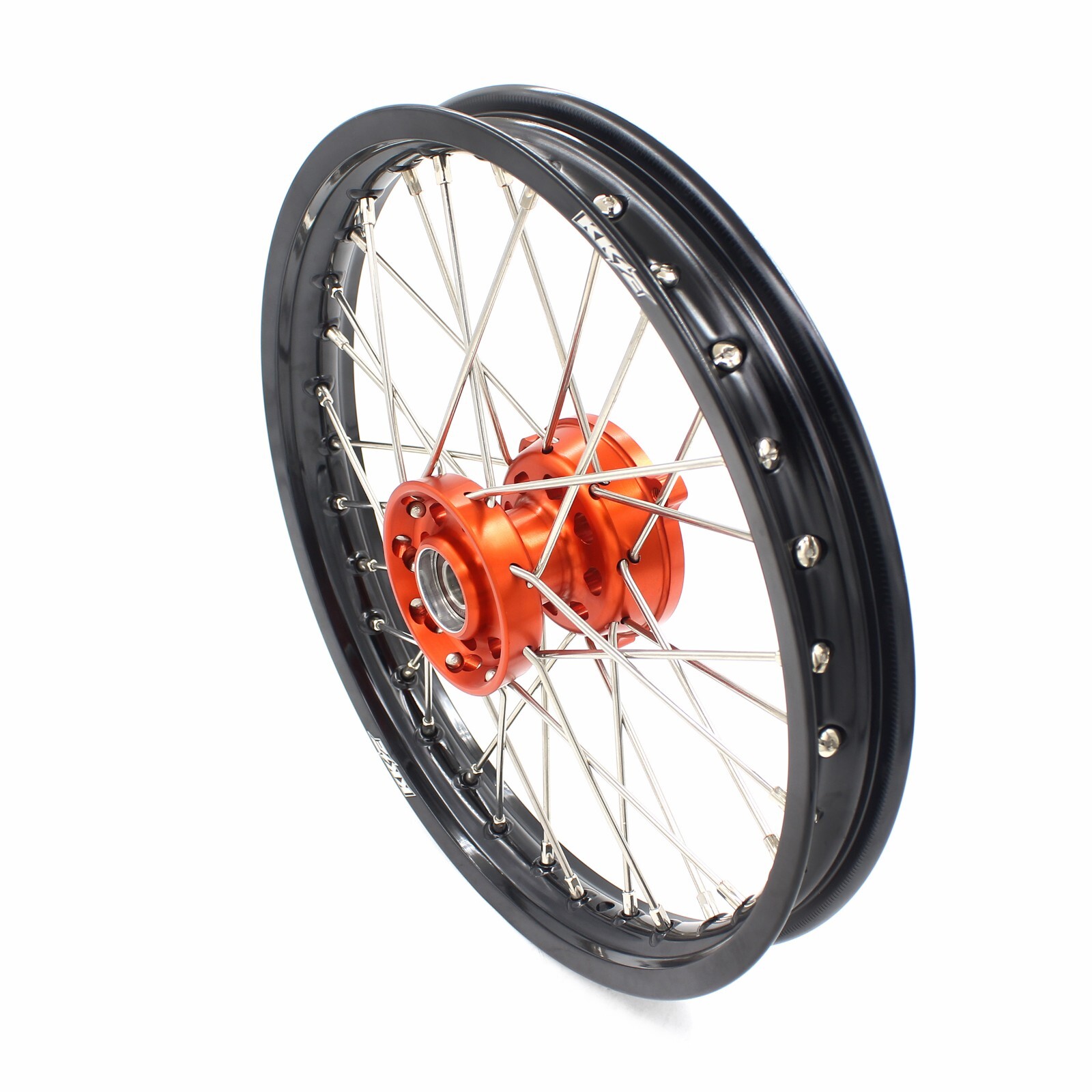 KKE Front 1.4*14 Rear 1.6*12 Mini Kids Wheel Rims Fit KTM SX 65 2002-2024 Orange