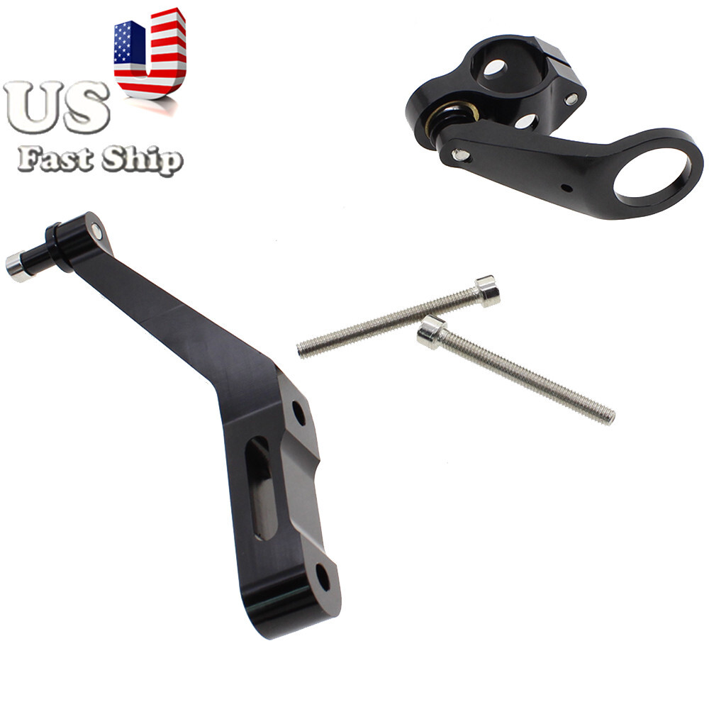CNC Steering Damper Stabilizer Linear +Bracket Mount For CBR954RR 2002-2003