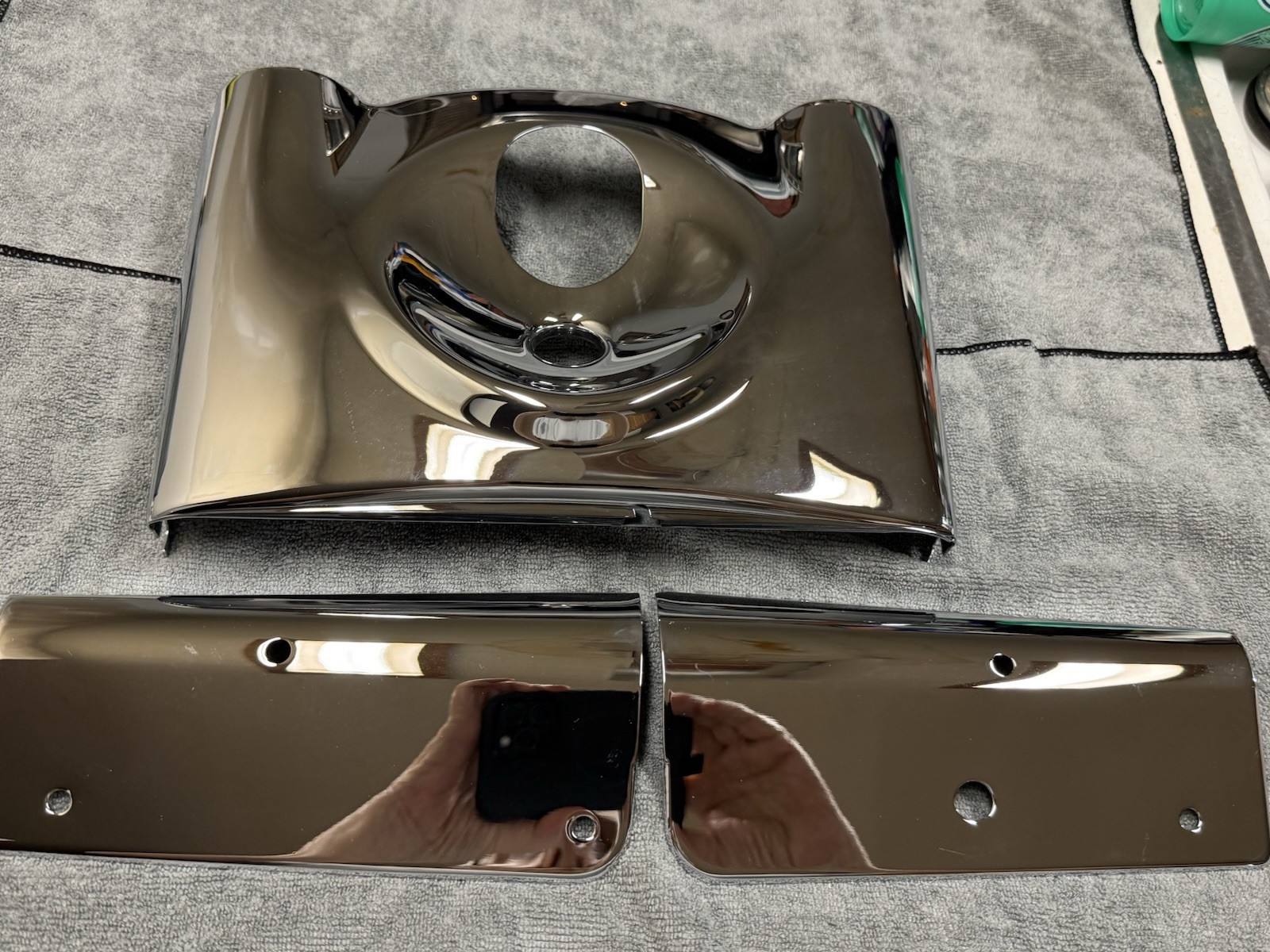 Harley show Chrome Smooth Nacelle 1986-2017 Flstf Factory Harley