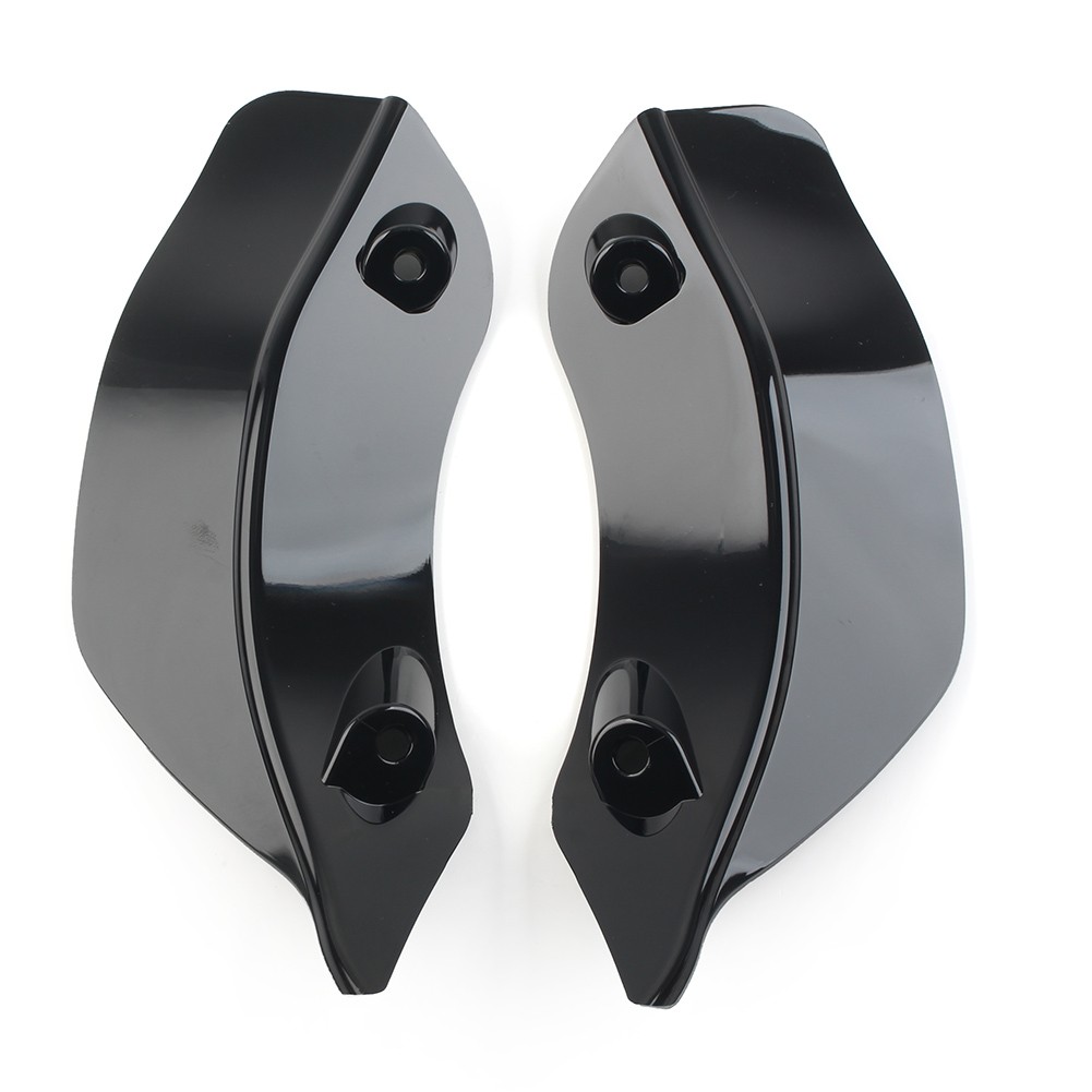 Black Upper Fairing Accents Air Wind Deflector For Harley Road Glide FLTRX 15-20