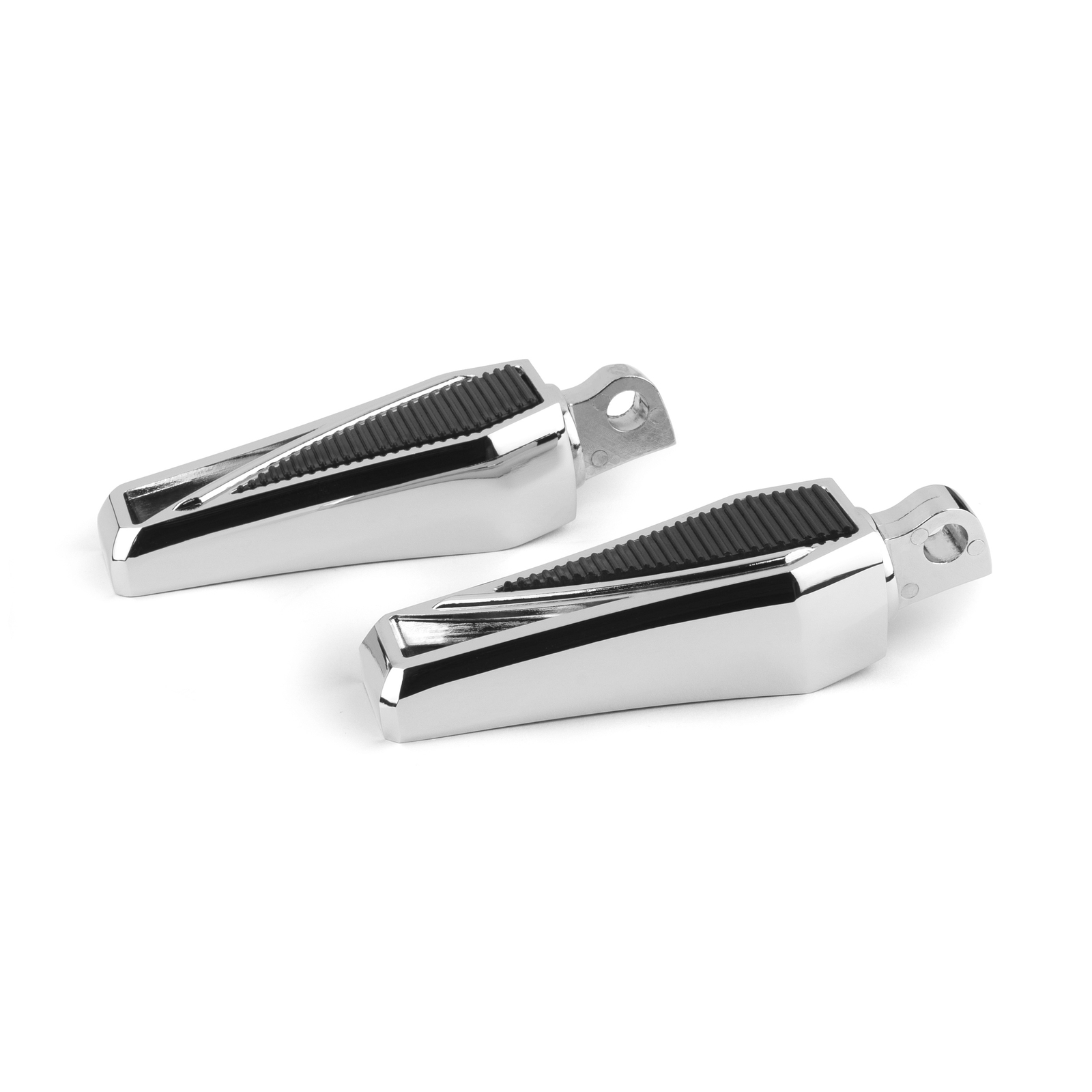 Krator Chrome Phantom Foot Pegs for Harley Davidson Motorcycles