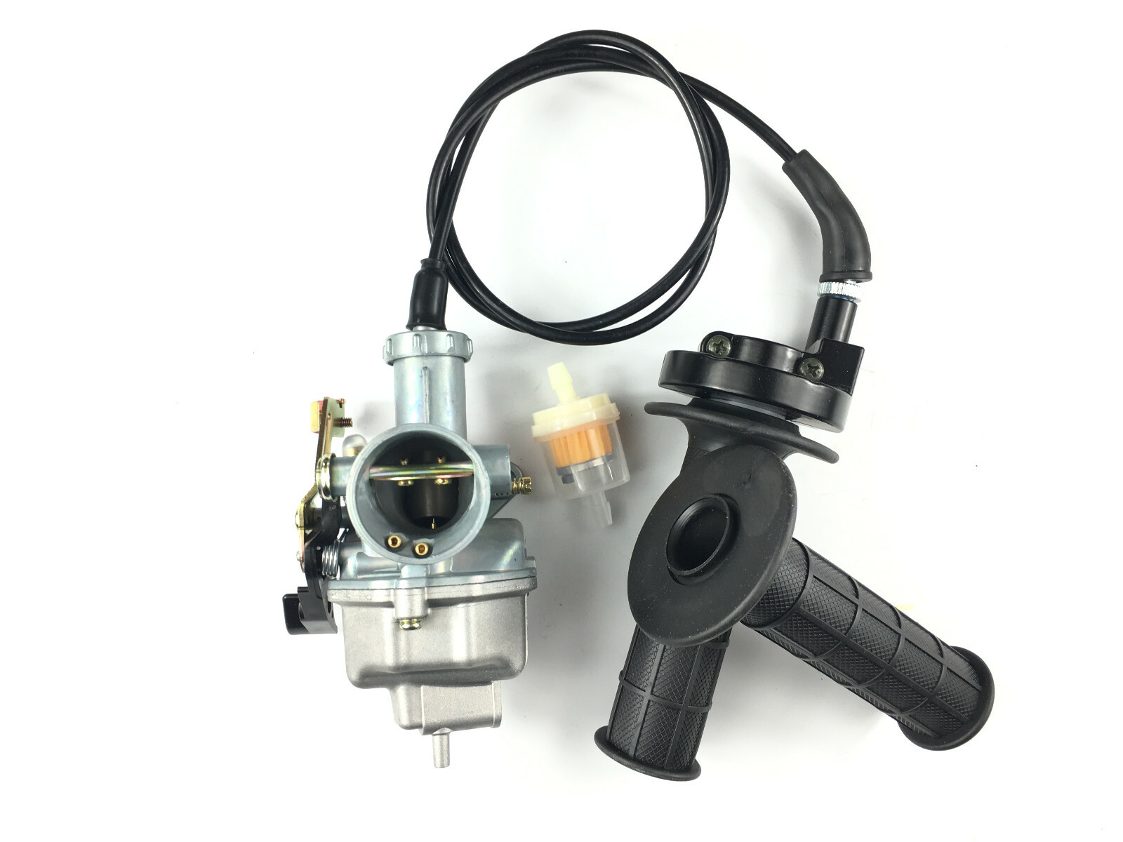 Carburetor & Twist Throttle Casting & Throttle Cable for Honda XL185S 1979-1983