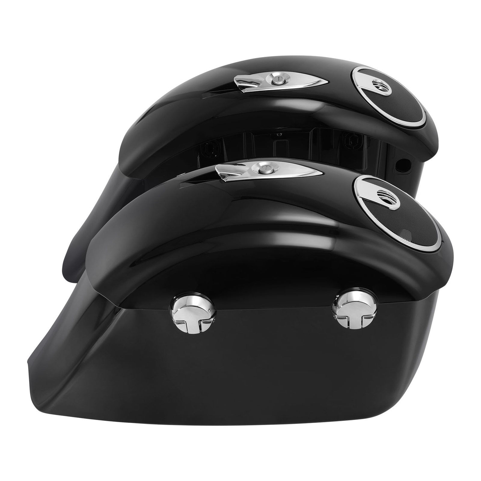 Hard Saddlebag Electronic Latch Audio Lid For Indian Springfield Dark Horse18-19