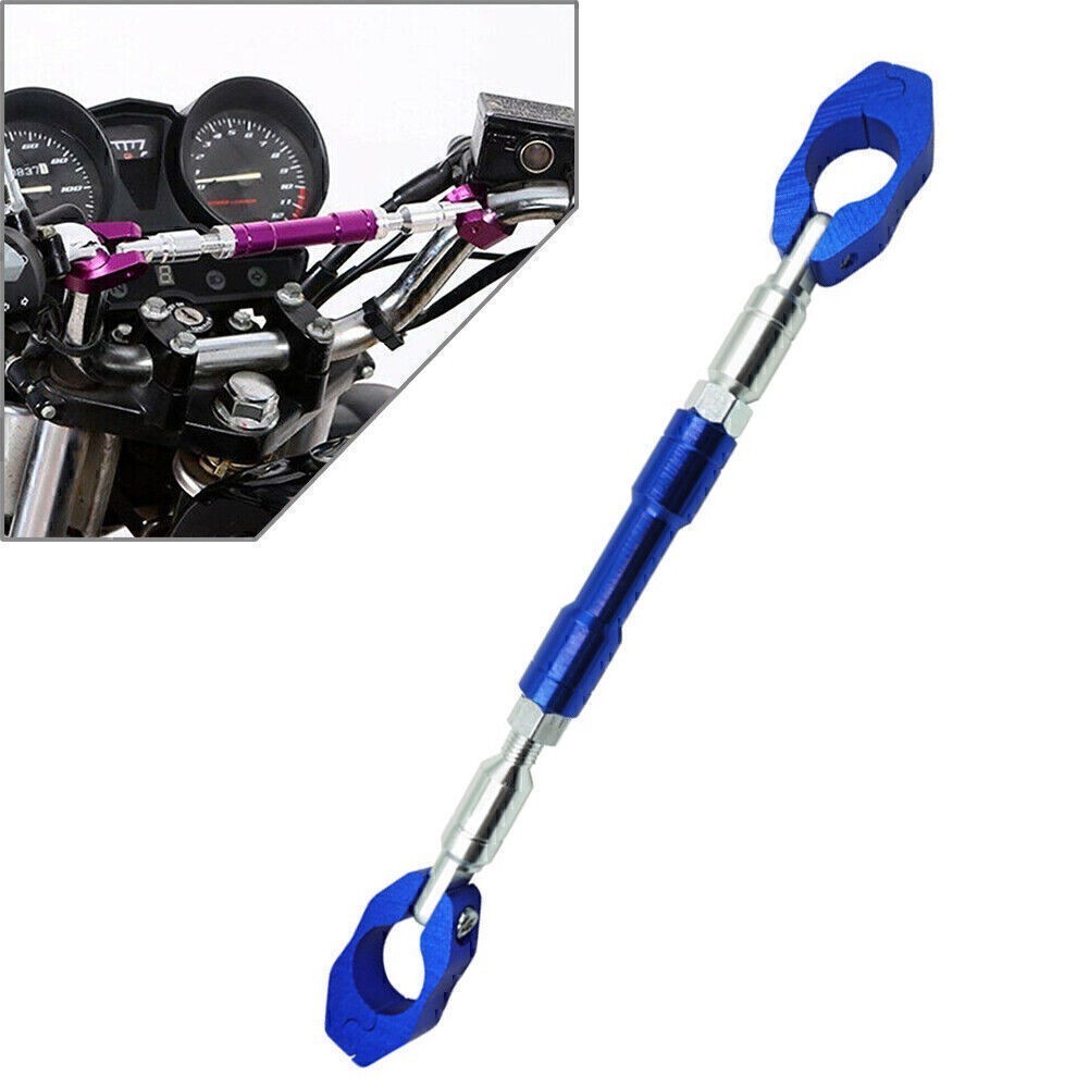 Blue Universal Motorcycle Balance Bar 7/8” 22mm Cross Bar Handlebar Crossbar