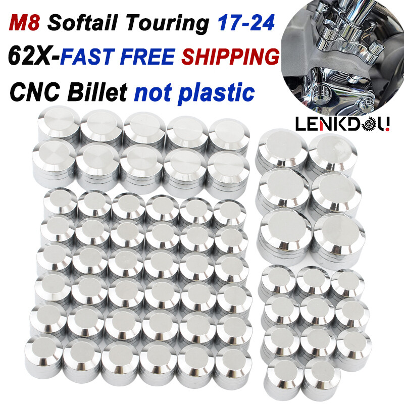 For Harley Topper Engine Bolt Head Caps Touring Road Glide King Softail 18-24 M8
