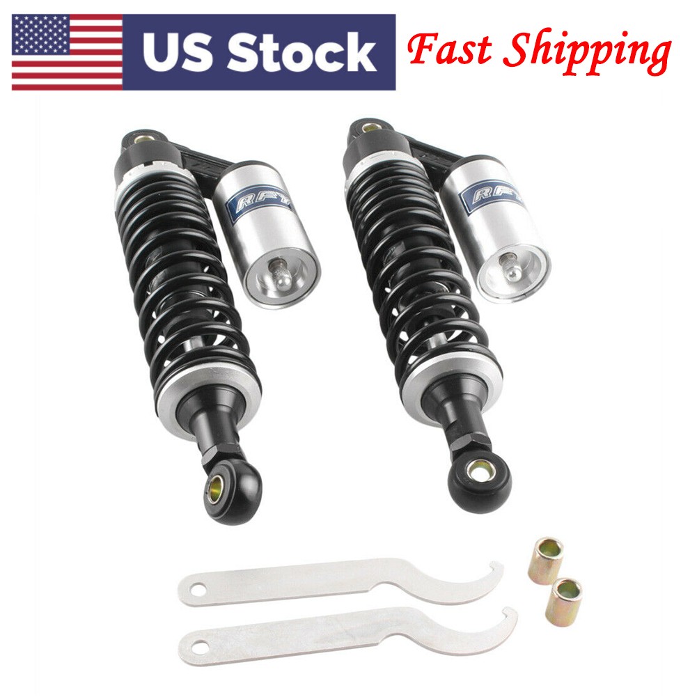 320mm 12 5/8″ Rear Air Shocks Absorber for 150cc~200cc Street Bikes ATV Silver