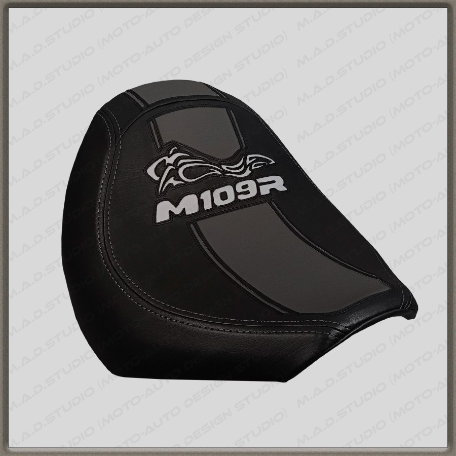 CUSTOM (Black+D.Gray+L.Gray) Front Seat Cover Suzuki BOULEVARD M109R 2006-2026