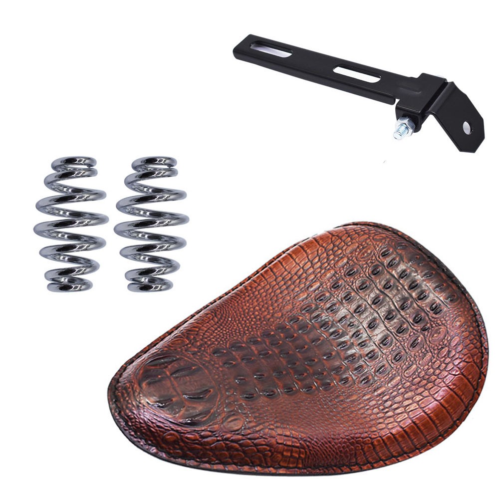 Bobber Motorcycle Solo Seat Spring Black For Honda Shadow Spirit ACE VT 1100 750