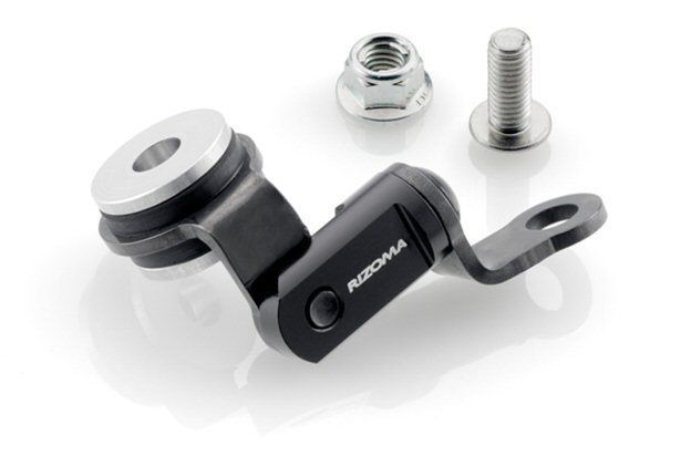 Rizoma fluid pot / reservoir handlebar mounting bracket – billet aluminium