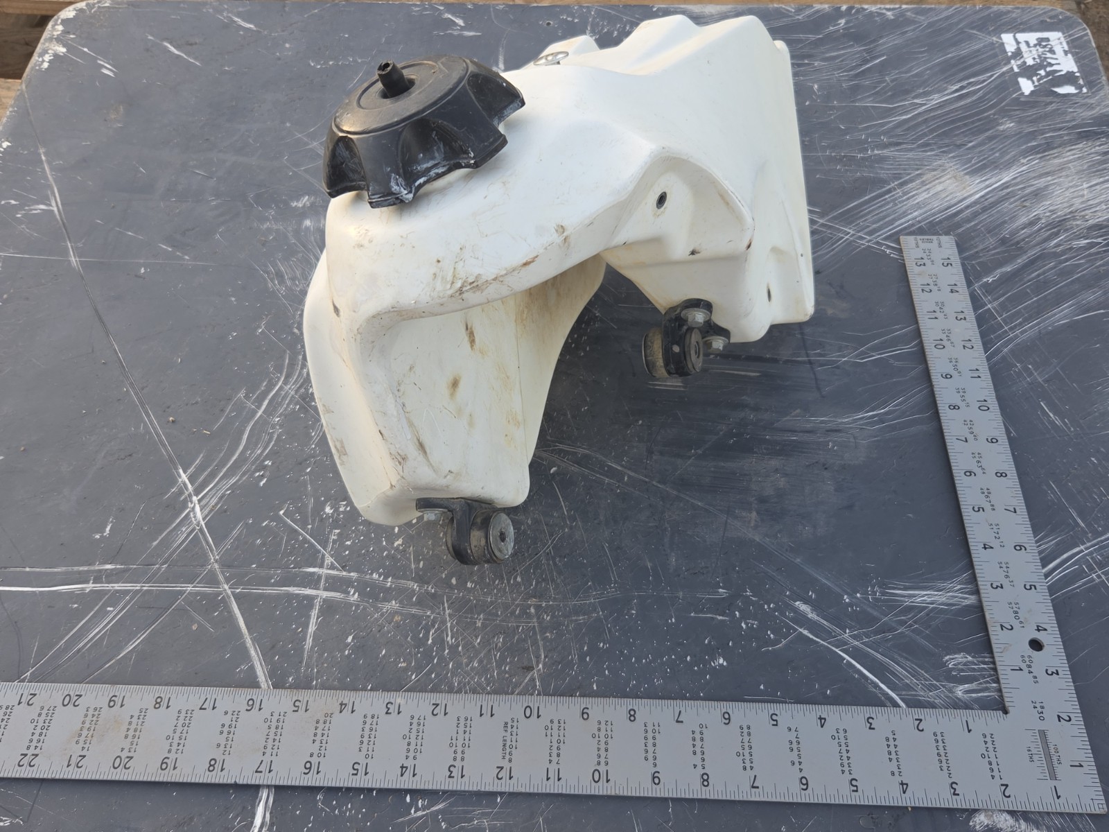 1996-2002 Honda CR80 WHITE 1.3 GALLON GAS TANK