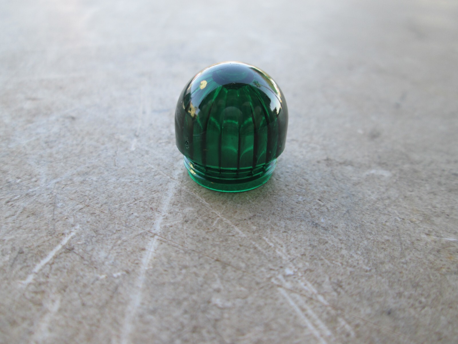Harley-Davidson Green Fluted Indicator Light Lens Panhead Shovelhead New