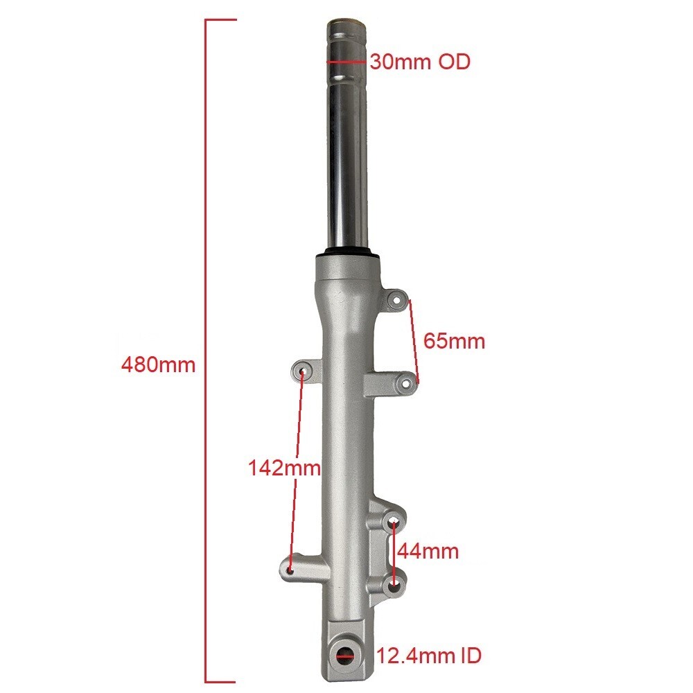 RedCap Front Left & Right Forks Shock Absorber – GY6 50cc 150cc Scooter Shocks
