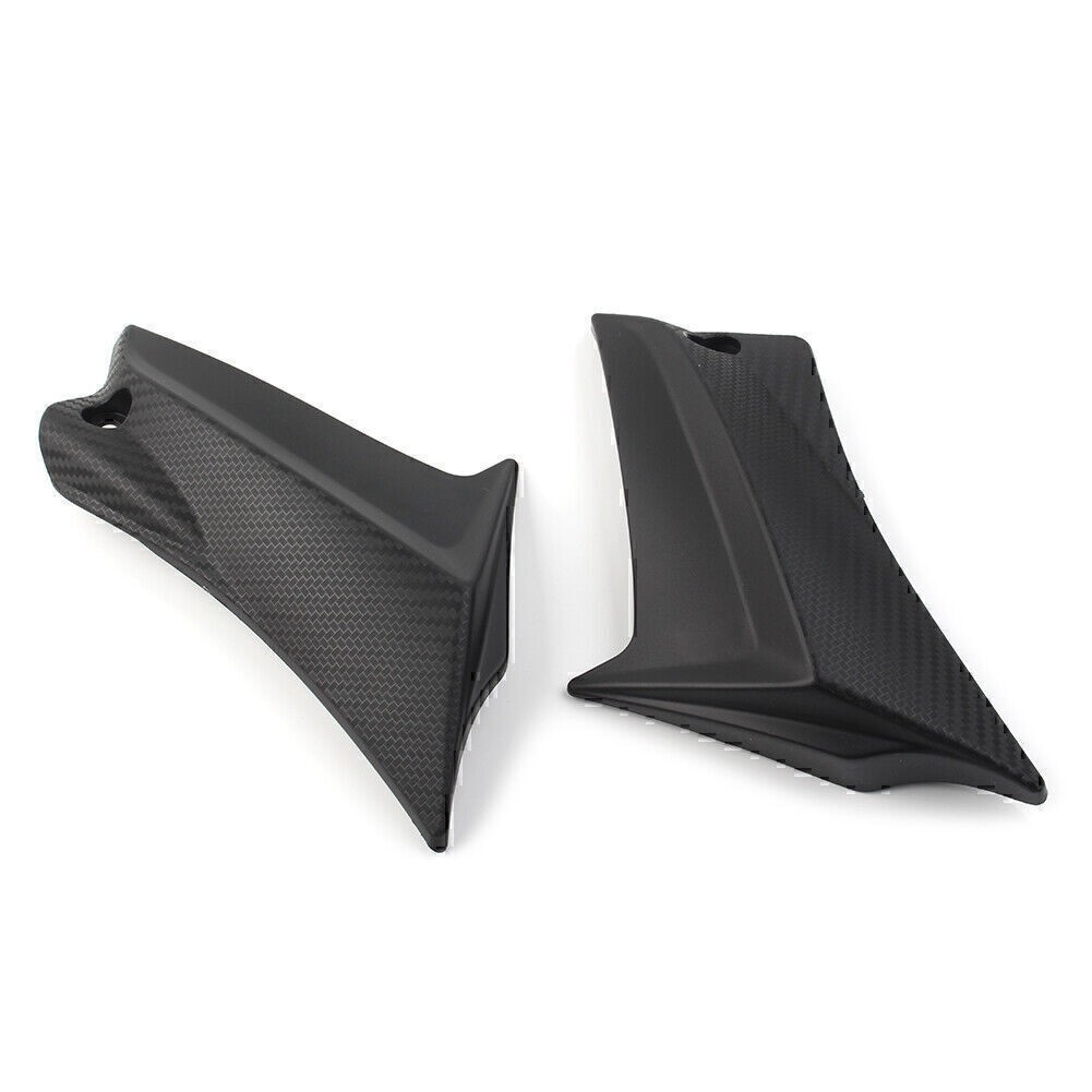 2 Pcs Black Air Duct Tube Cover Fairing For KAWASAKI Ninja ZX6R ZX636D/C 05-06