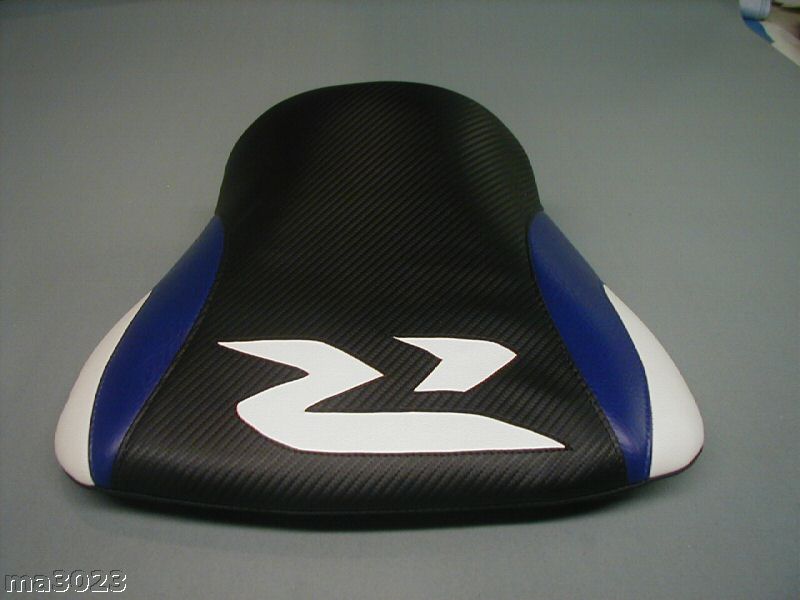 SUZUKI GSXR600/750/1000 SEAT COVER 00/02/03 BLK/BLUE/WH