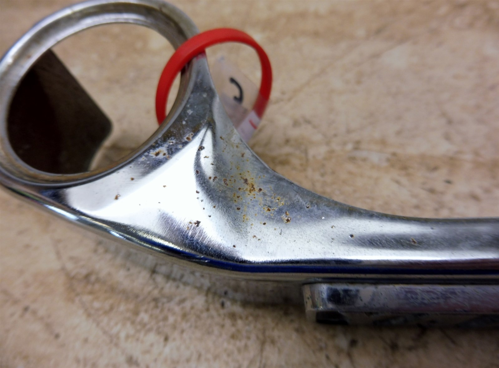 1981 Yamaha XS650 Special XS 650 Y648. front fork trim cover emblem #3