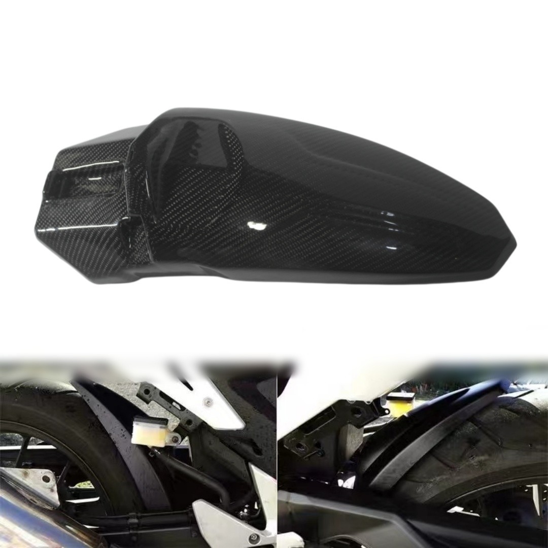 100% Carbon Fiber Rear Fender Guard For Honda CB500X CBR500R CB500F 2013-2021