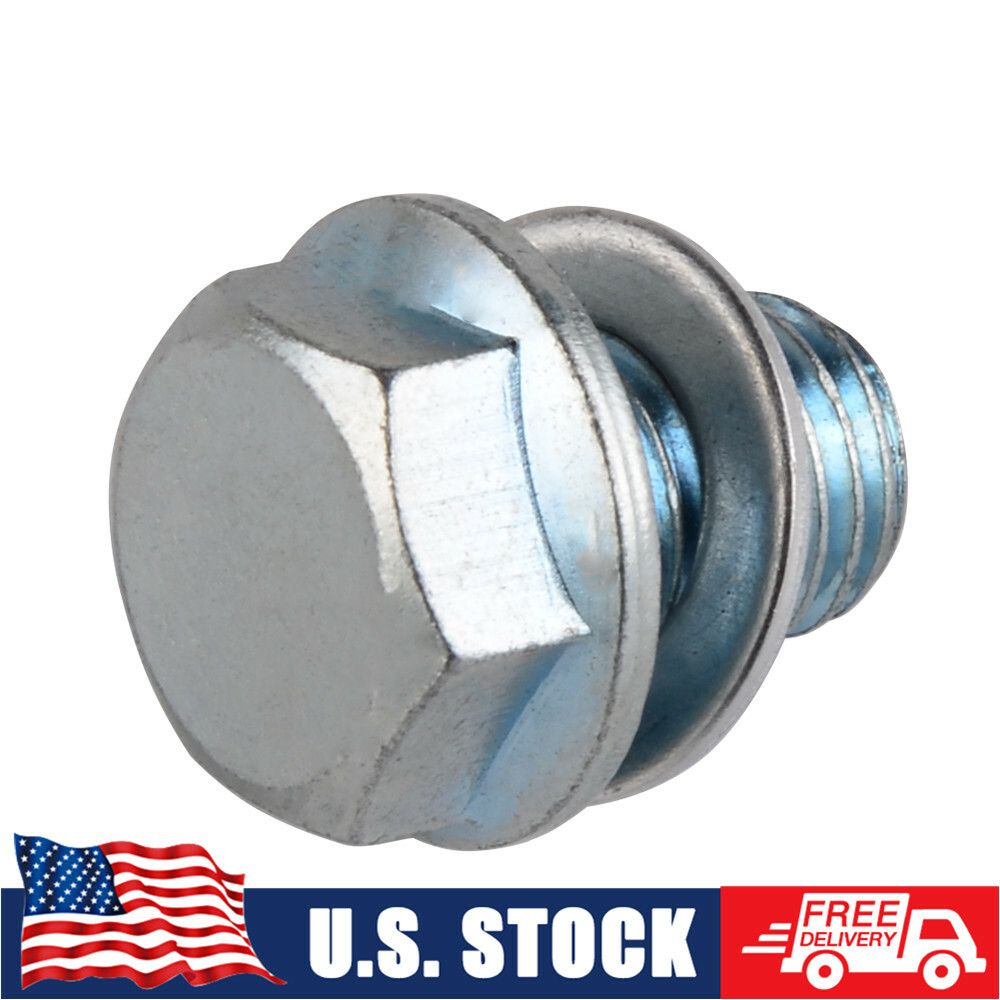 Magnetic Oil Pan Drain Plug Bolt For Honda VTX1300C VTX1800C XL100 XL125 CB750