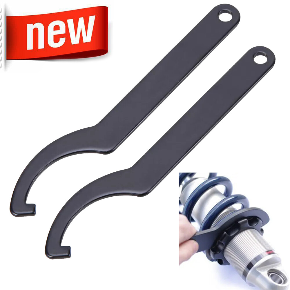 2x Universal Motorcycle Shock Spanner Wrench Tool For Motocross ATV Dirt Bike US