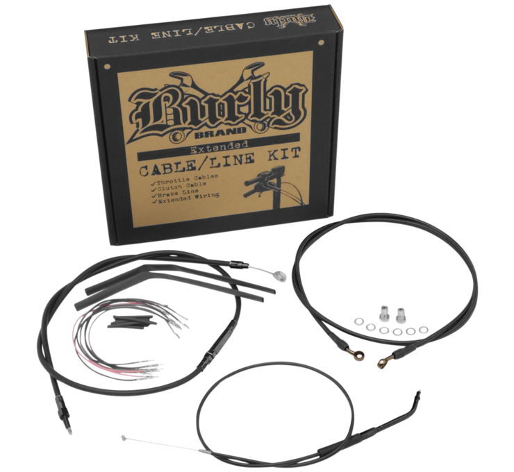 Burly Extended Cable and Brake Line Kit B30-1307