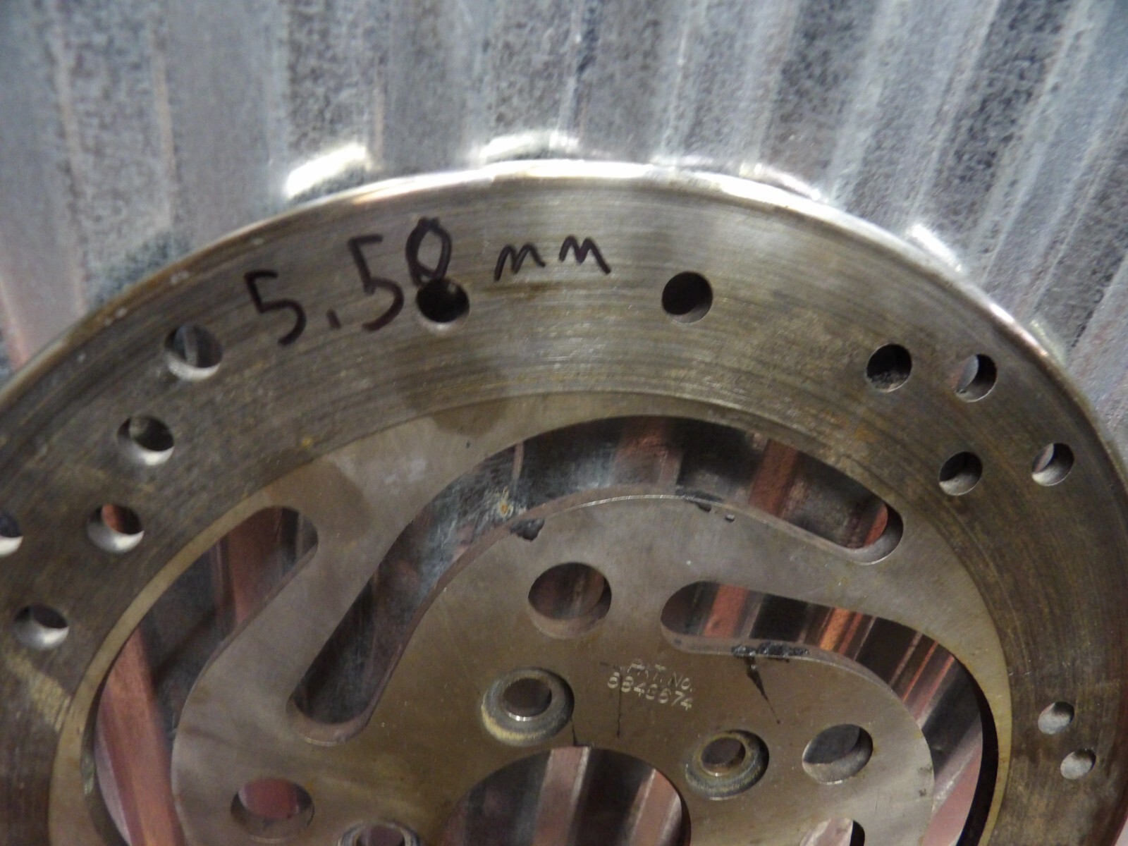 07 Harley Softail Night Train FXSTB rear brake rotor disc 41797-00 / 5.58mm