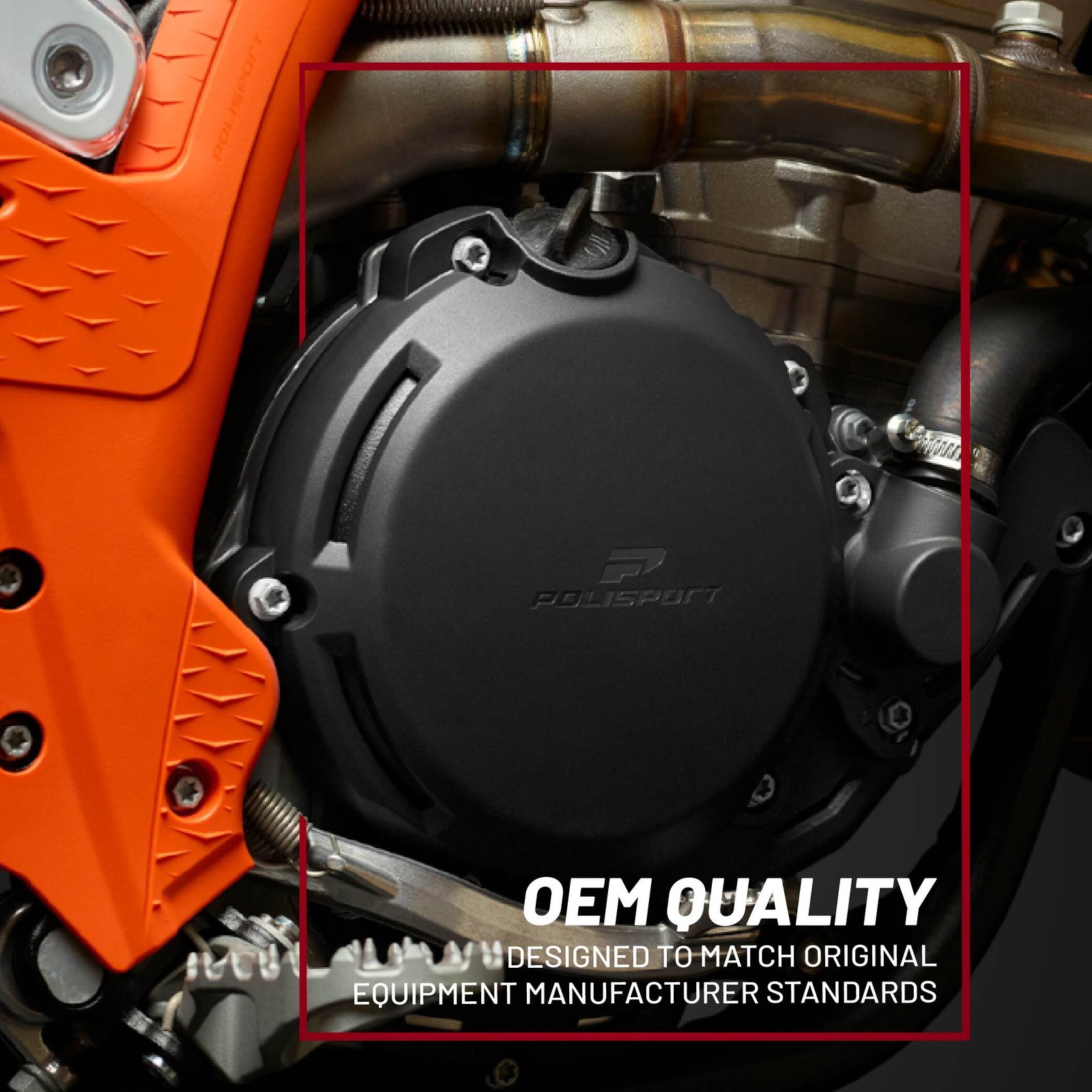 Polisport Engine Covers Protection Kit Husqvarna & KTM (Various Models 2013-16)