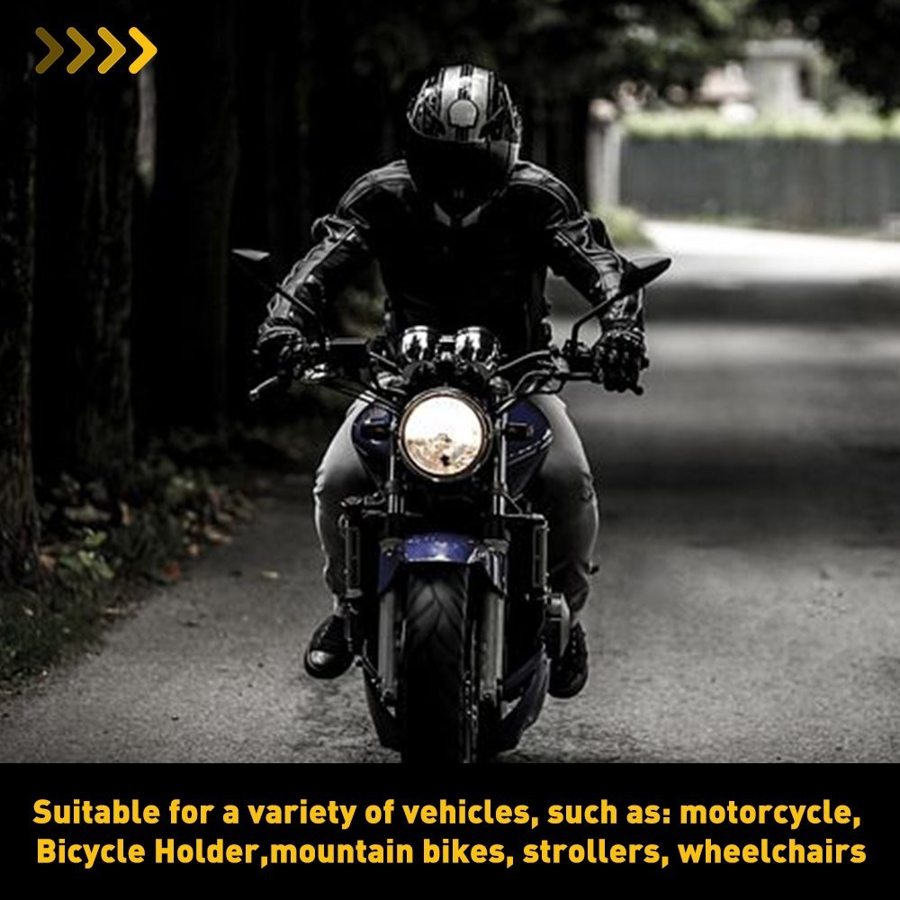 Motorcycle Cup Holder Handlebar Mount Beverage Drink Water Bottle for ATV Bike