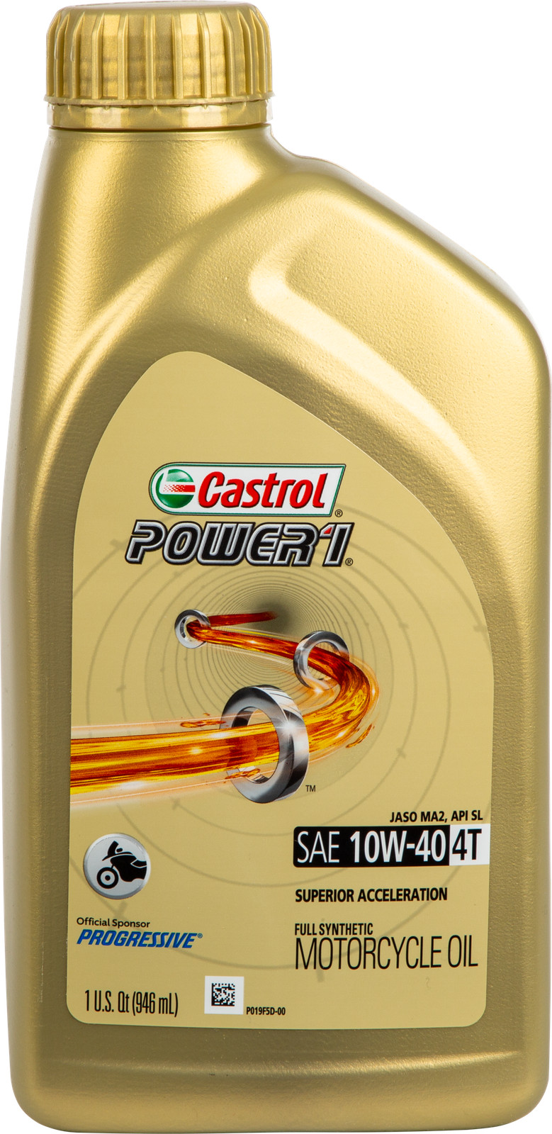 Castrol Power1 Racing 4T Oil 10W40, 1 qt. #6112