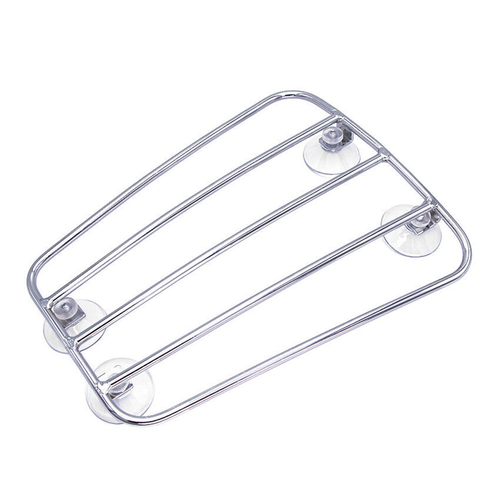 For Harley Cafe Racer Universal Motorcycle Suction Cup Fuel Gas Tank Parcel Rack