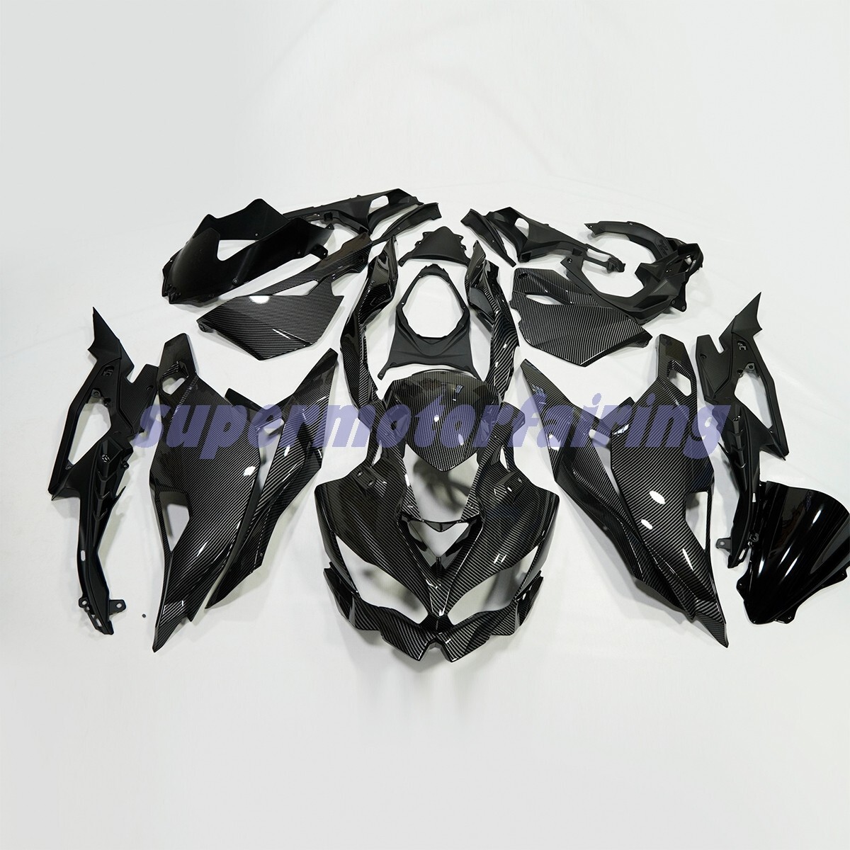 Carbon Fiber Fairing +Tank For 2023-2025 Kawasaki Ninja ZX4R ZX4RR /ZX25R Black