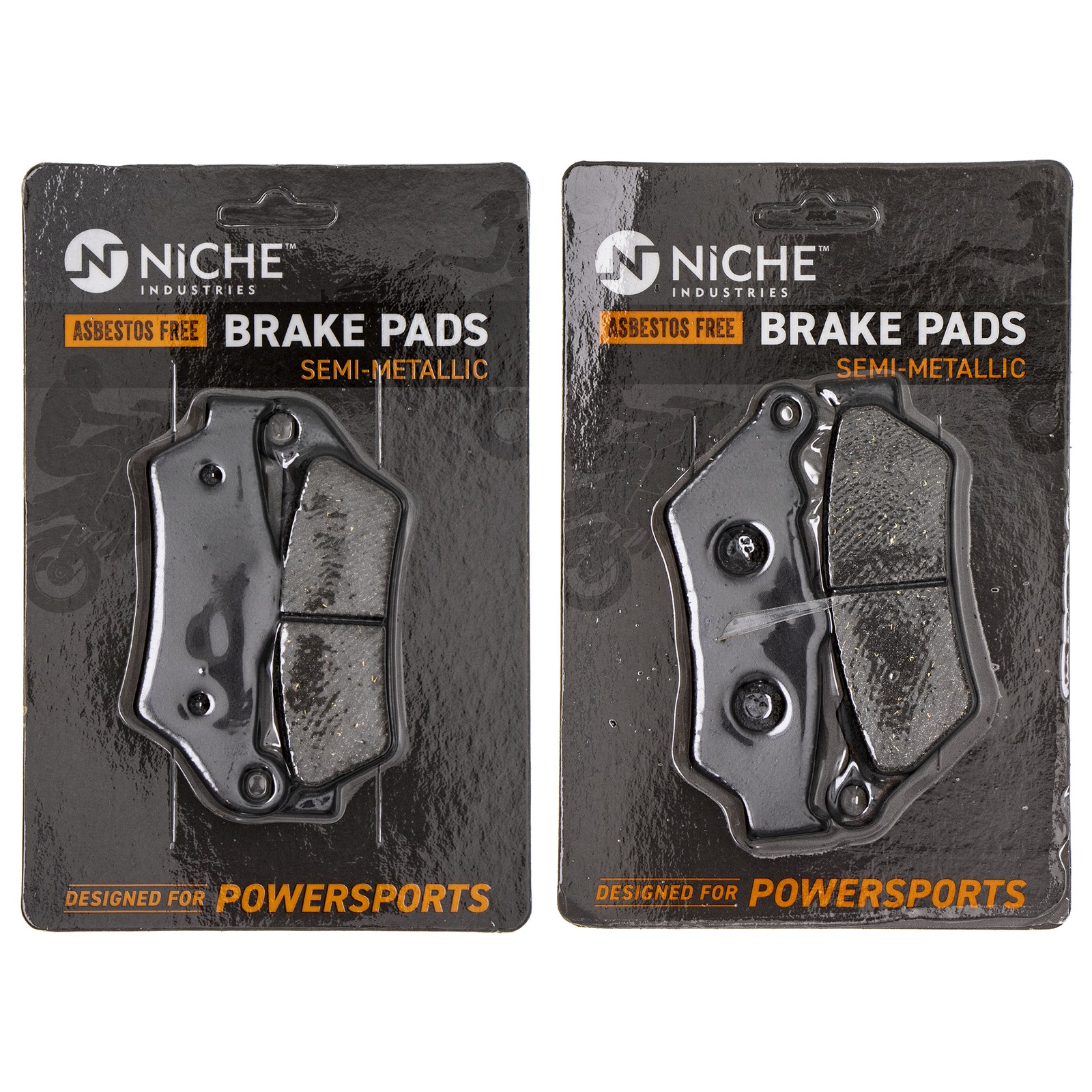 Brake Pad Set for Harley-Davidson Street Rod 500 750 Front Rear Semi-Metallic