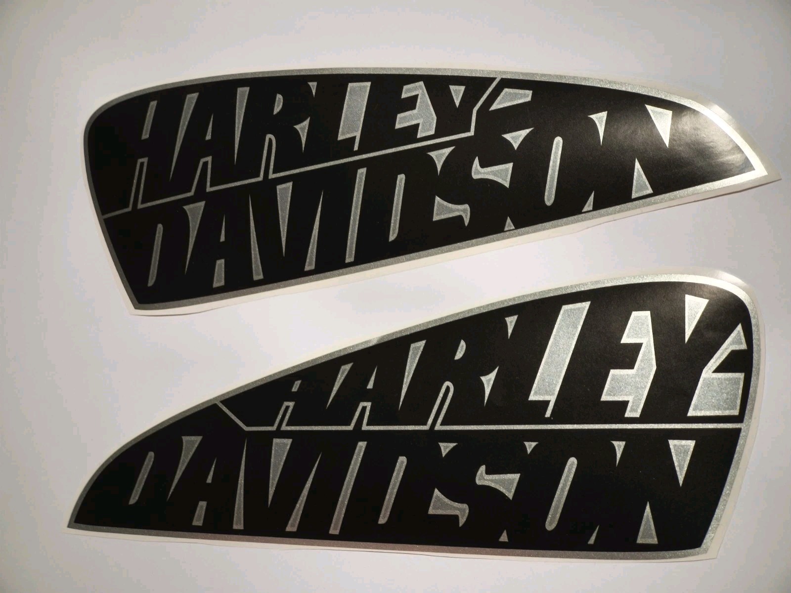 Harley Davidson fuel tank decal sticker set of 2 12×4,5″