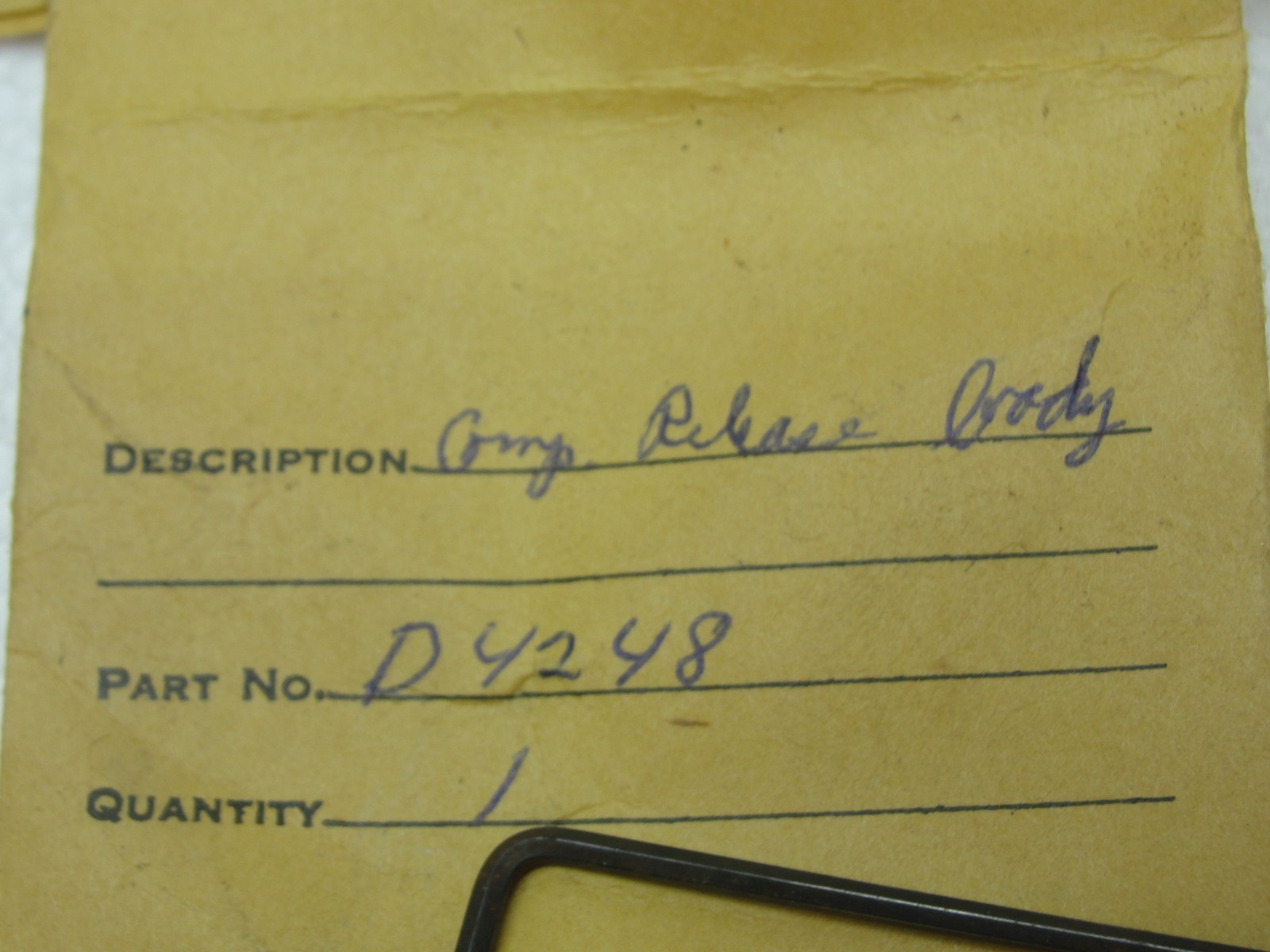 Vintage HARLEY DAVIDSON Dixie Distributing Corp. Compression Release Body D4248.