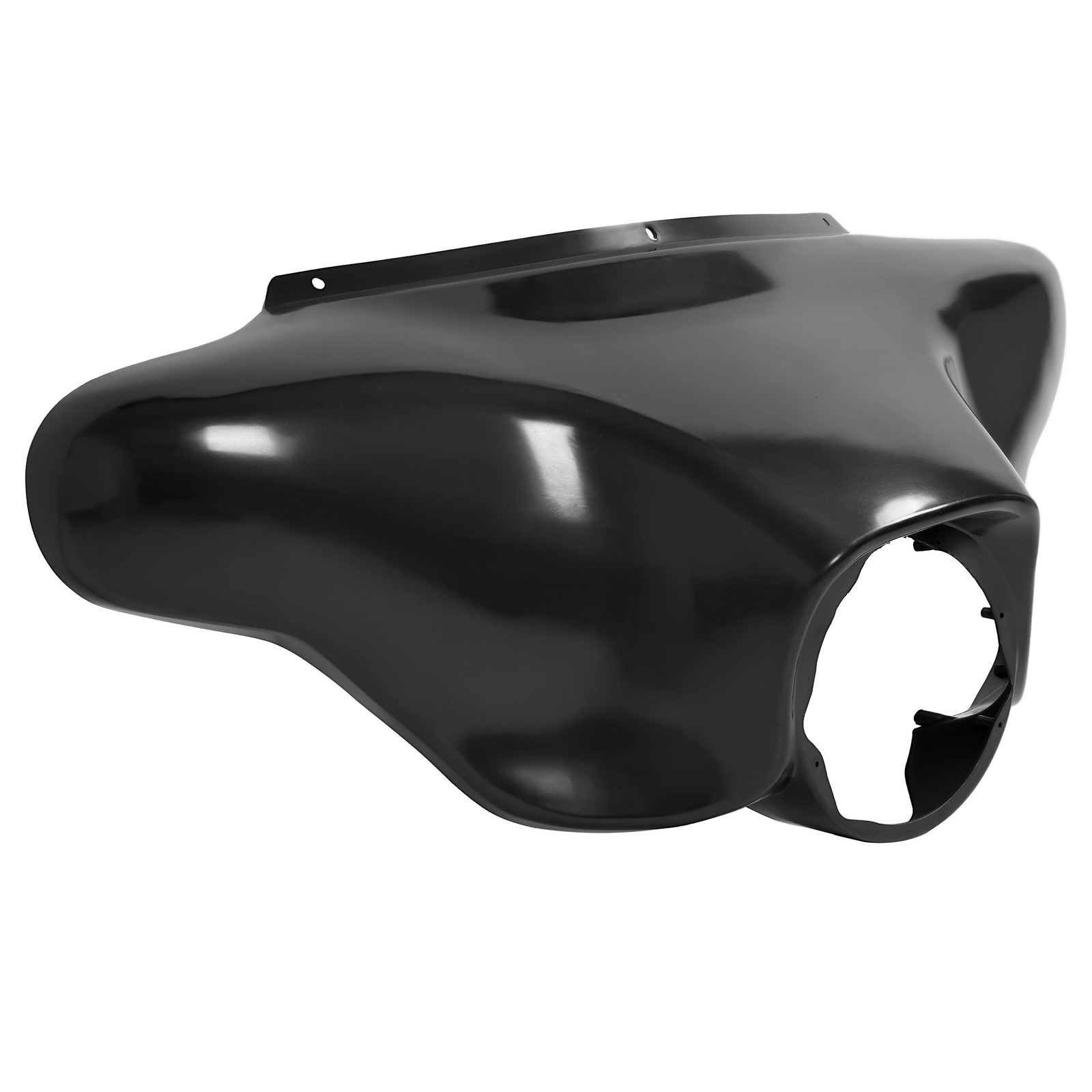 Vivid Black Front Batwing Outer Fairing Fit For 96-13 Harley Touring FLHT FLHX