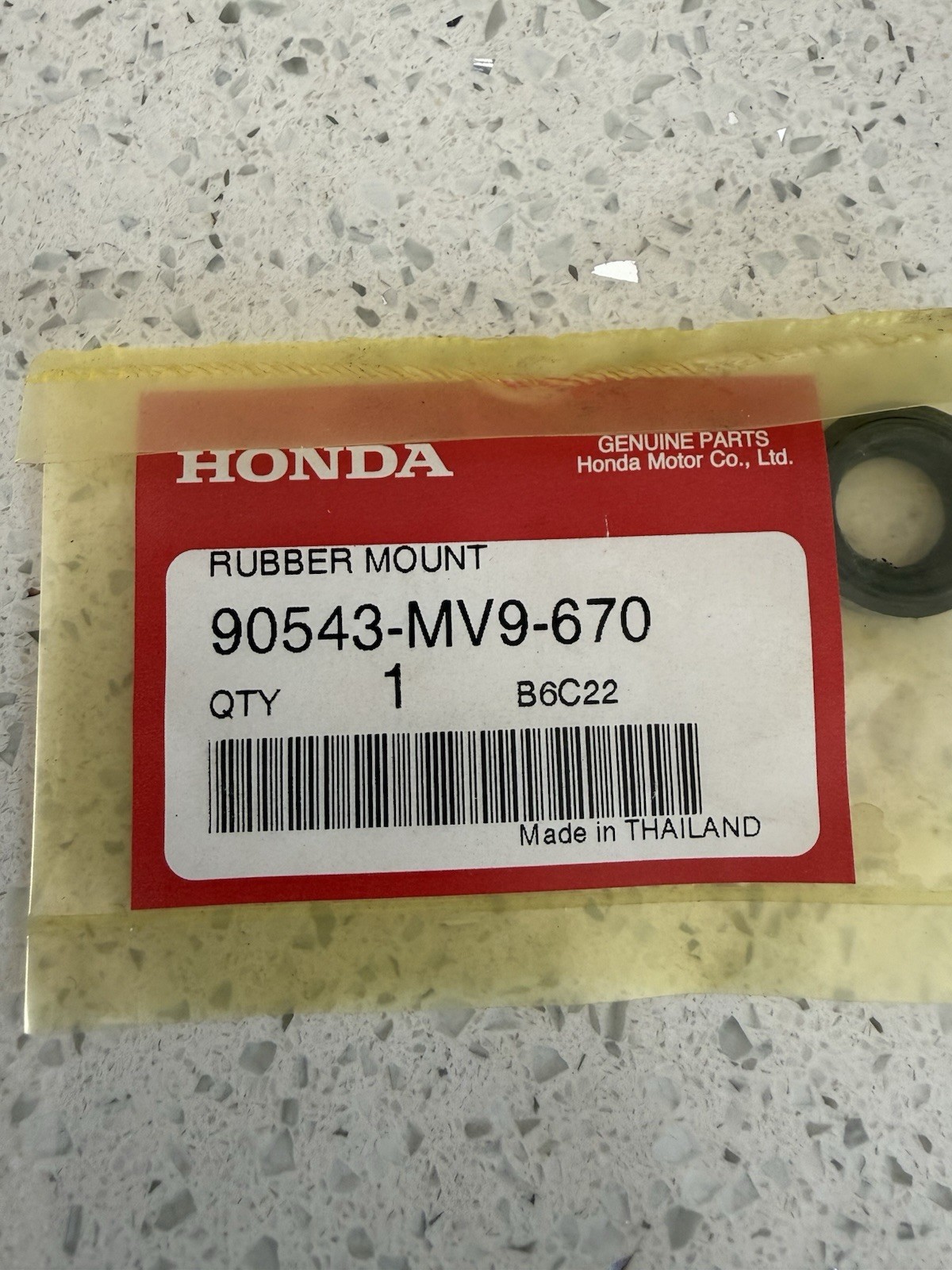 Genuine Honda Camshaft Valve Cover Rubber Mounting Seal 90543-MV9-670 BRAND NEW