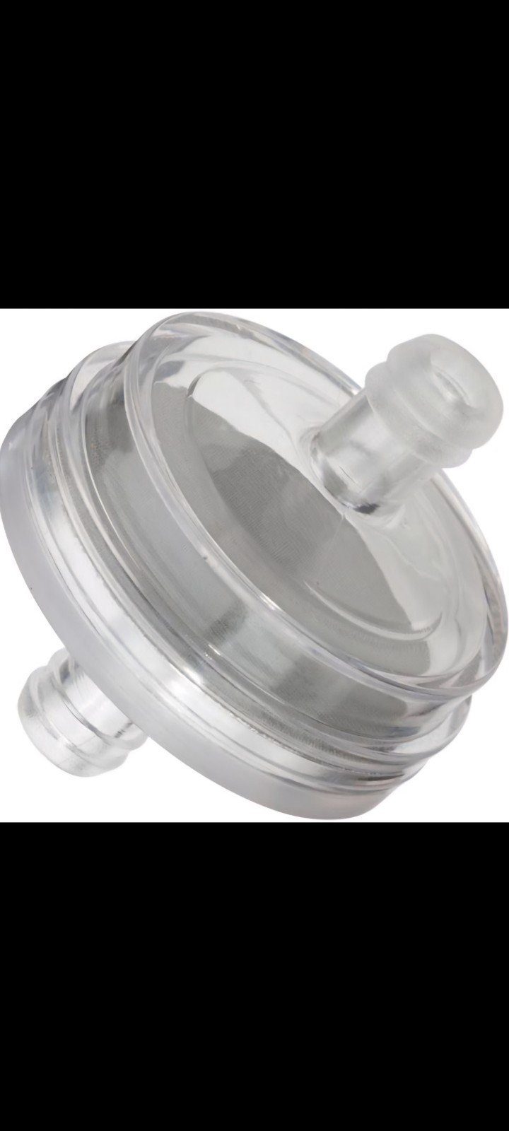 Helix Racing Products 5/16″ Disc Shaped Fuel Filter w/Stainlees Steel Mesh Screr