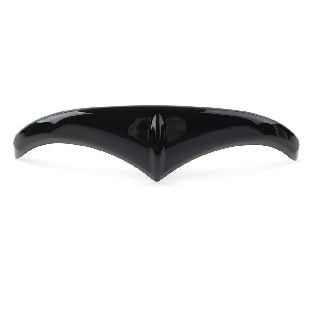 Vivid Black Front Fender Accent Leading Edge Tip Trim Fit Harley Touring Black