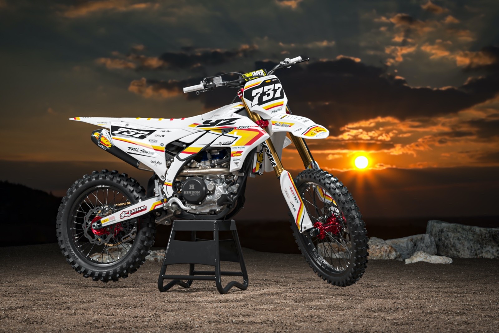 FITS YAMAHA YZ450F 2023 to 2025 and YZ250F 2024 to 2026 graphic kit 450f 250f