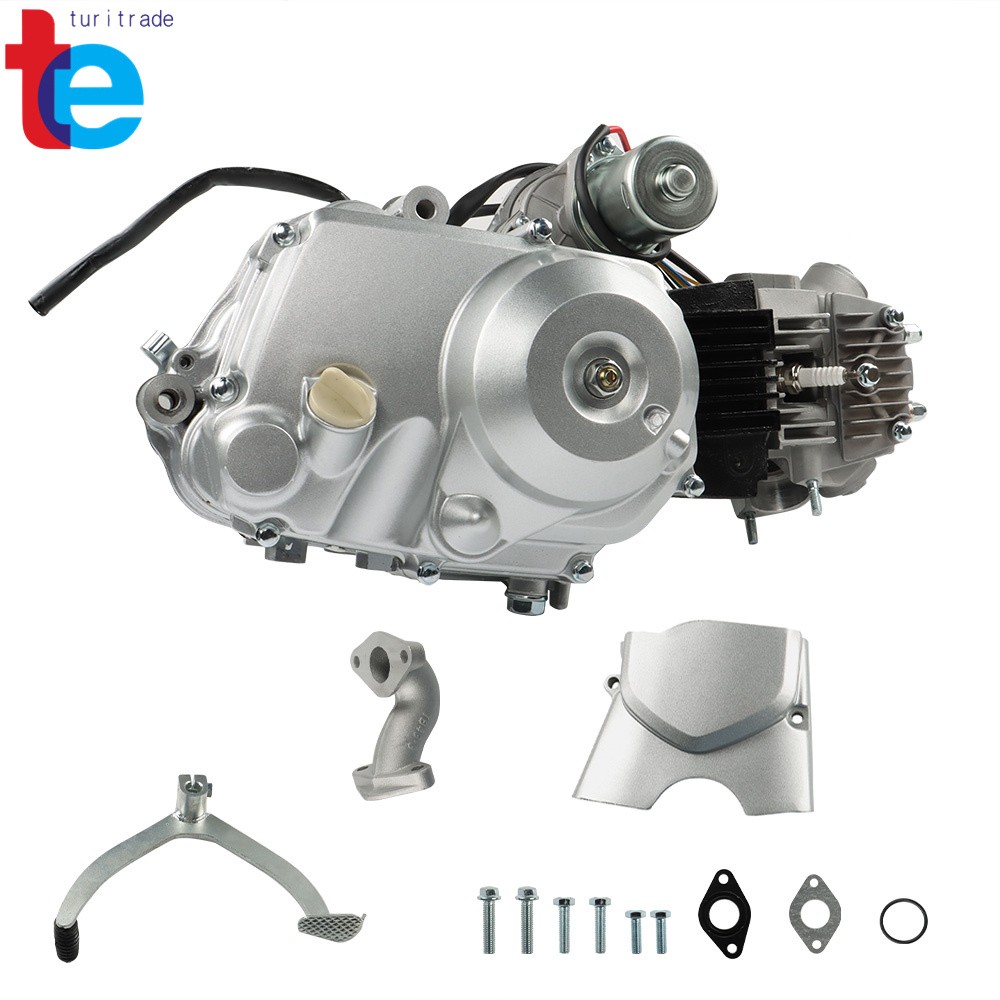4 Stroke3-Speed 125cc Engine Motor For ATV Quad Go Kart Semi Auto w/Reverse