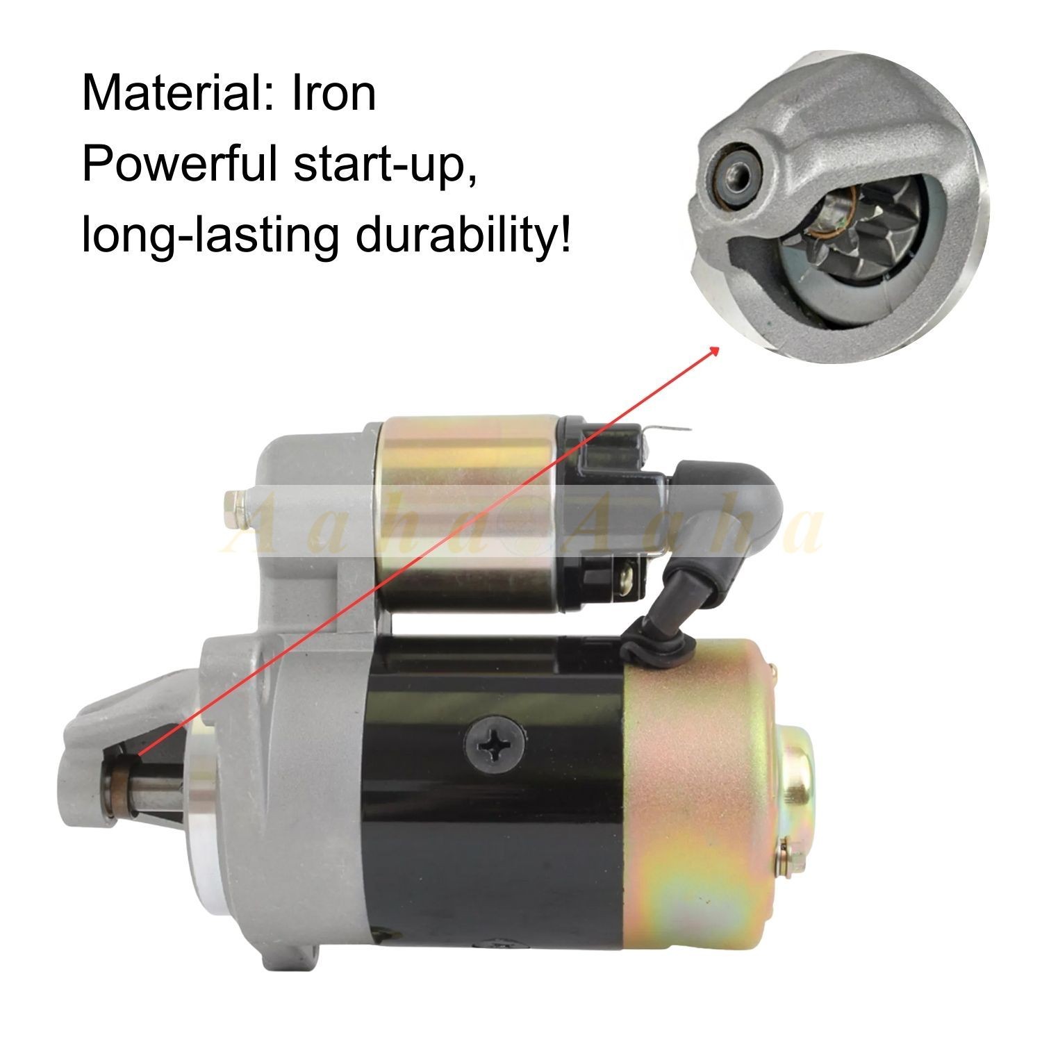 12V 8T Starter Motor 114362-77010 for Yanmar GA220 L75 Komatsu 1D75-1A Engine