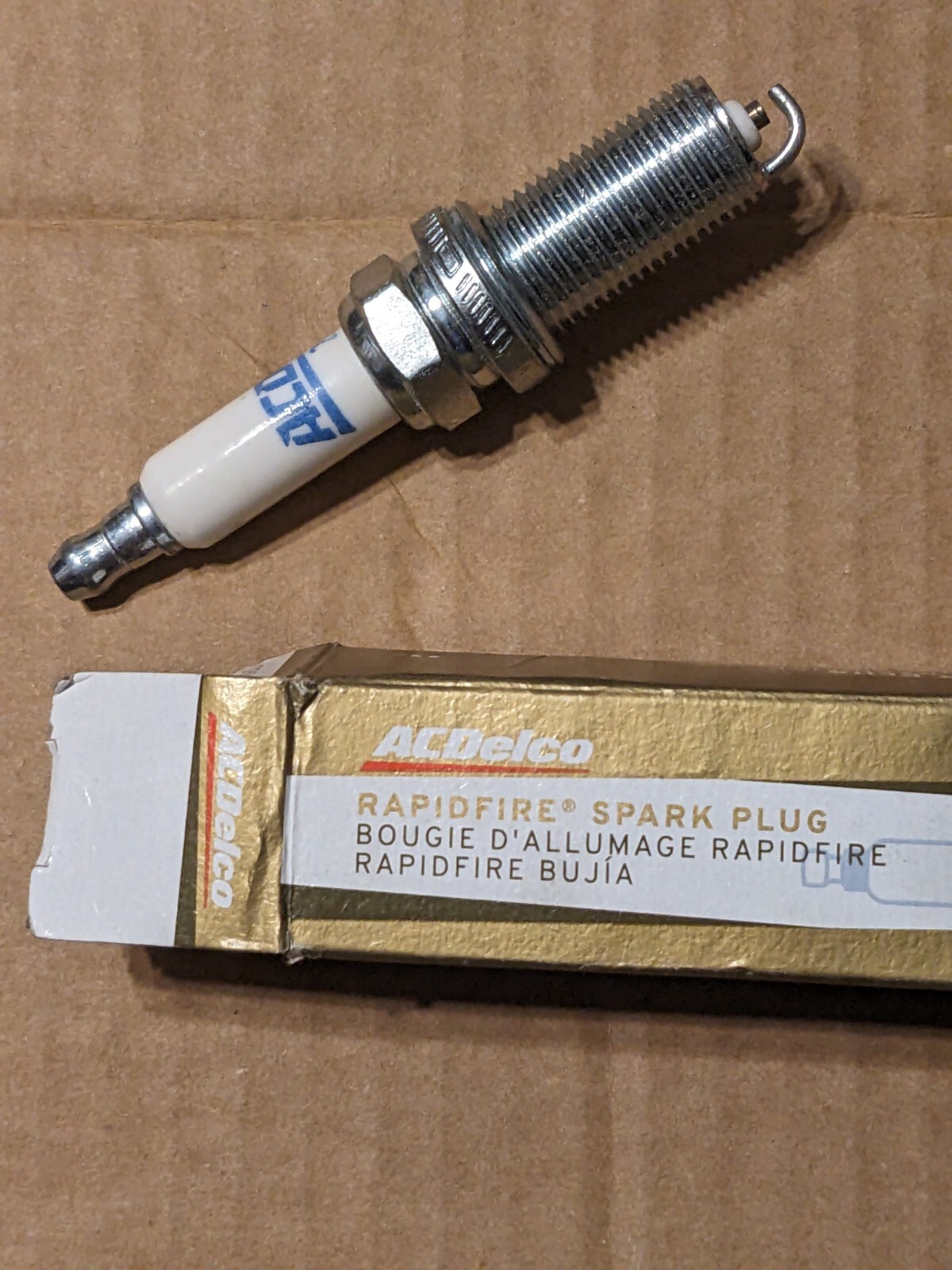 AC Delco Gold 21 Rapid Fire Spark Plug Copper Core 1 Sp-Plug OE / OEM 19323046