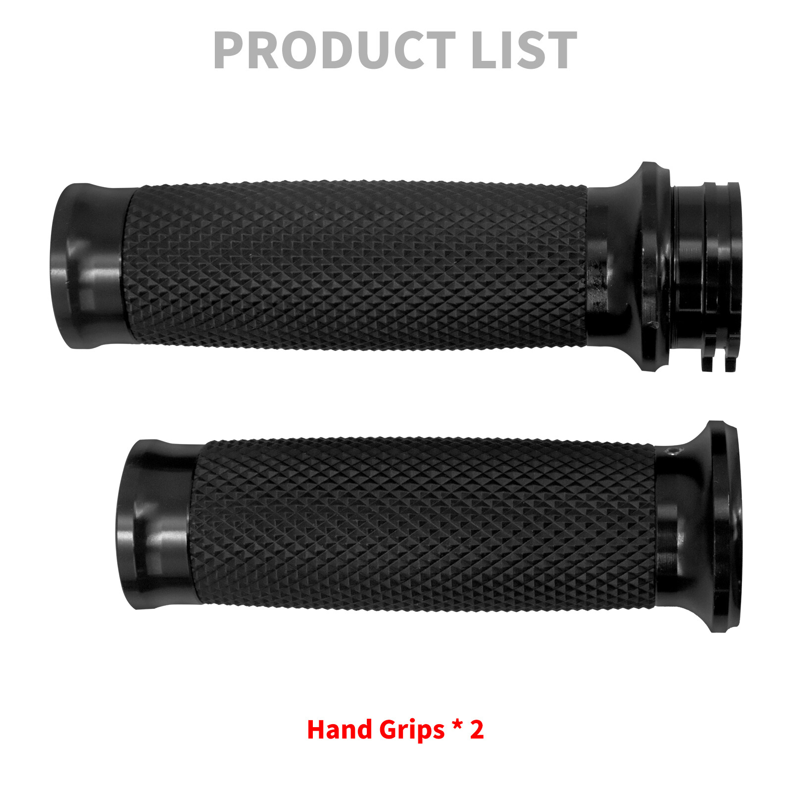 1″ CNC Hand Grips Electronic Throttle Fit For Touring 08-up Softail 2016-up Dyna