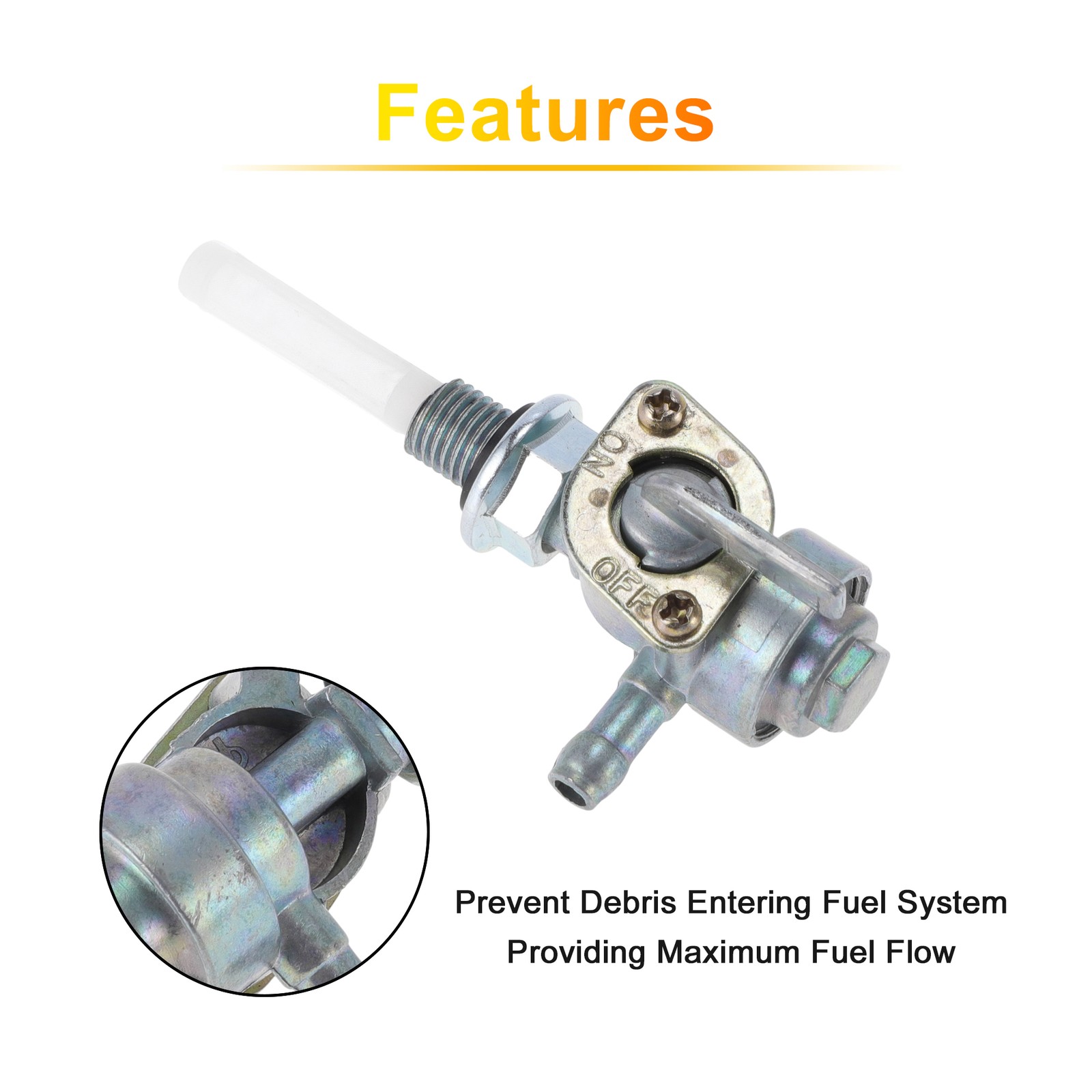 No.28-1783-V ATV Fuel Valve Petcock Gas Tank Switch for Honda 2KW to 4KW new