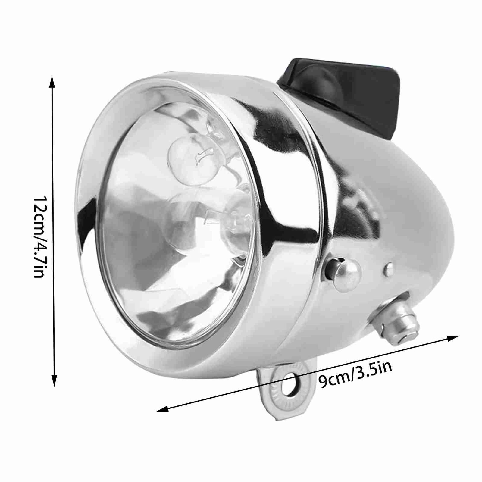 12V 6W Waterproof Bike Dynamo Light Headlight Tail Light for All Bicycle Models