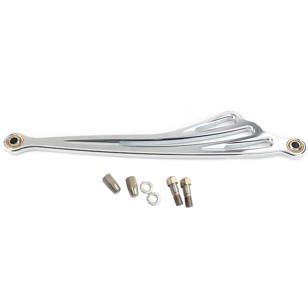 Chrome Shift Linkage Cut Shifter Link For Harley Softail Touring Trike FXST/FLST