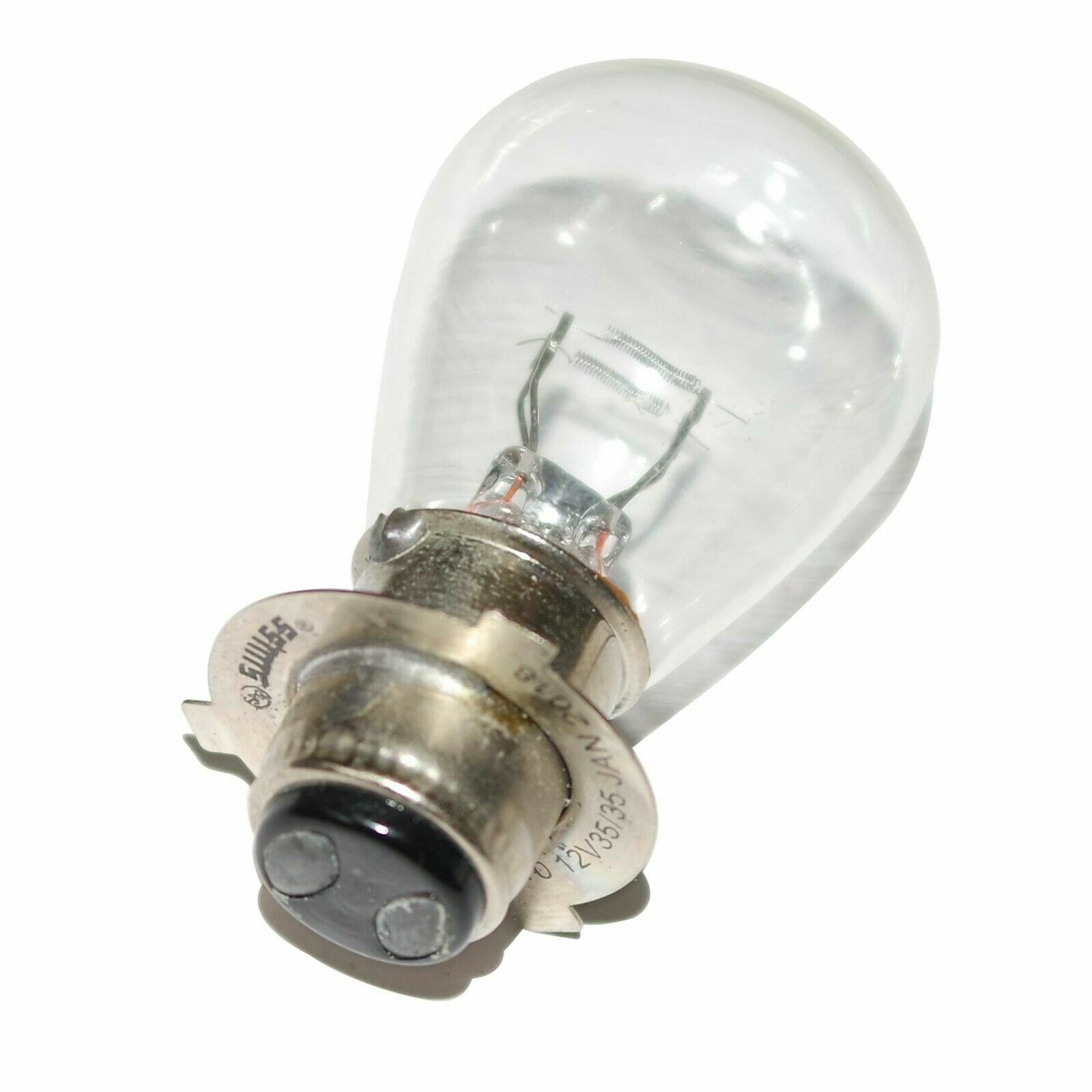 Motorcycle Headlamp Headlight 12V 35/35W P15d.25-3 Type 3 Lug Bulb 2 Units