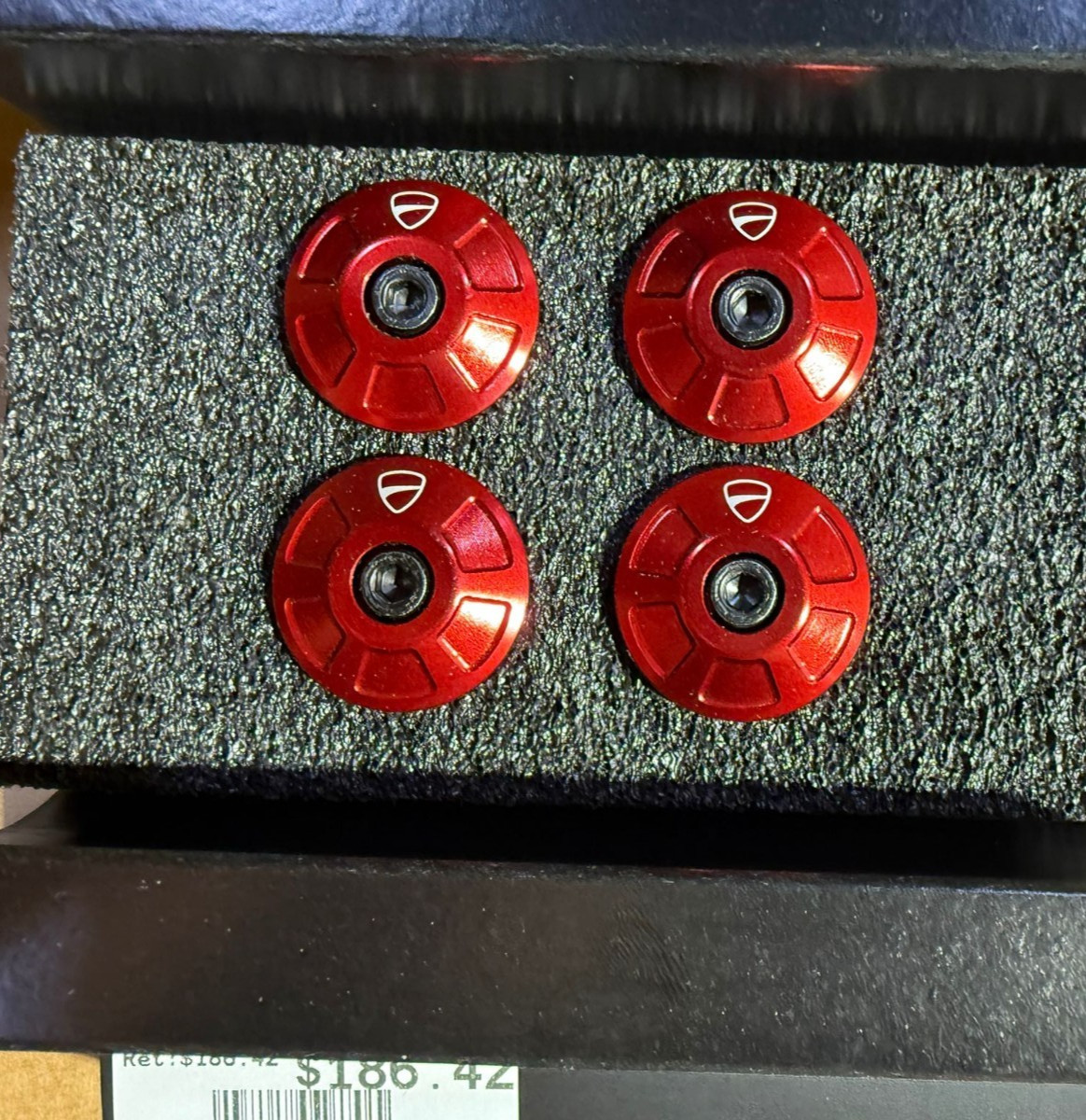 Ducati Set of Billet Aluminium Frame Plugs (97380781A)