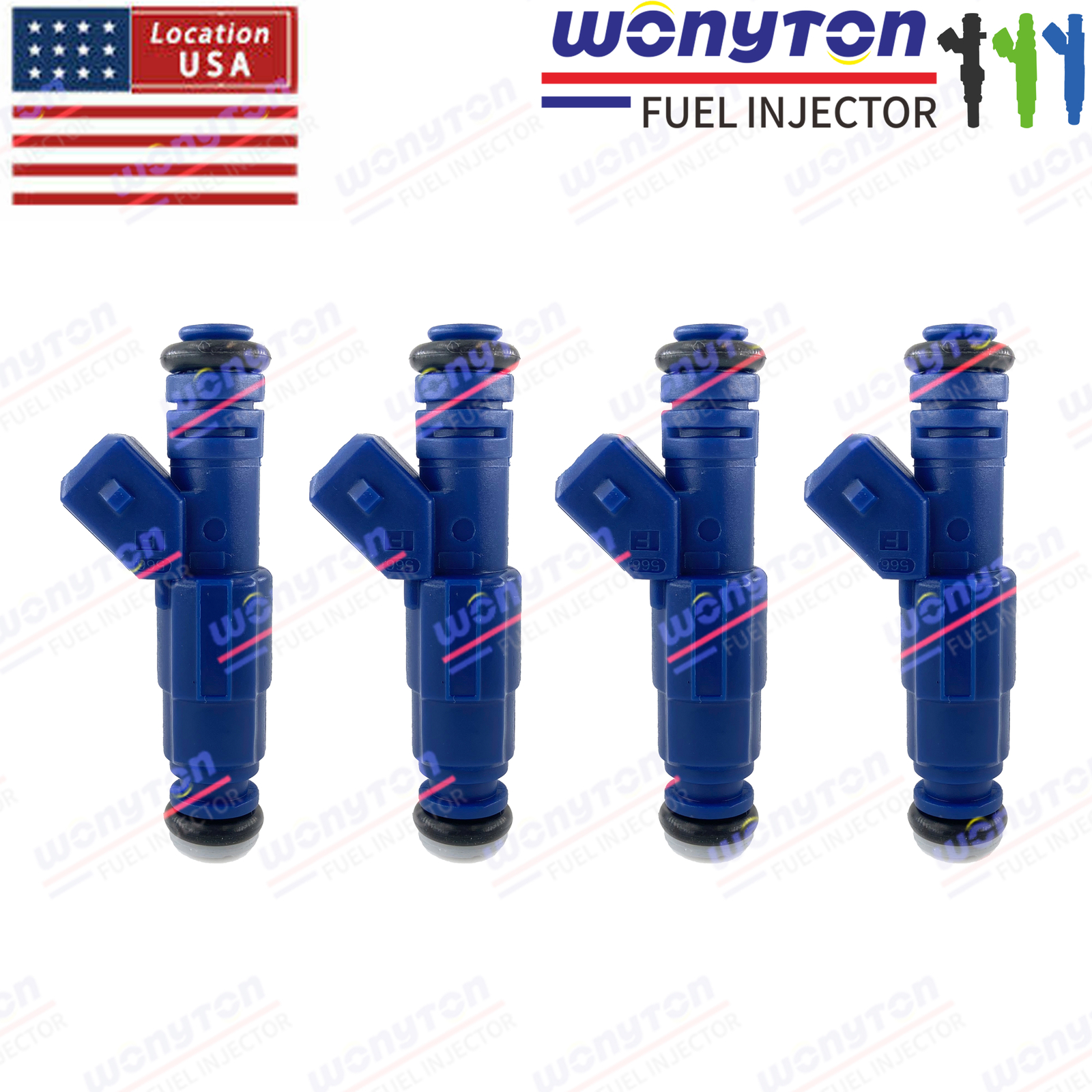 4Pcs Upgraded Bosc* EV6 Fuel Injectors For 1983-1987 BMW K100 Motorcycle 14LB