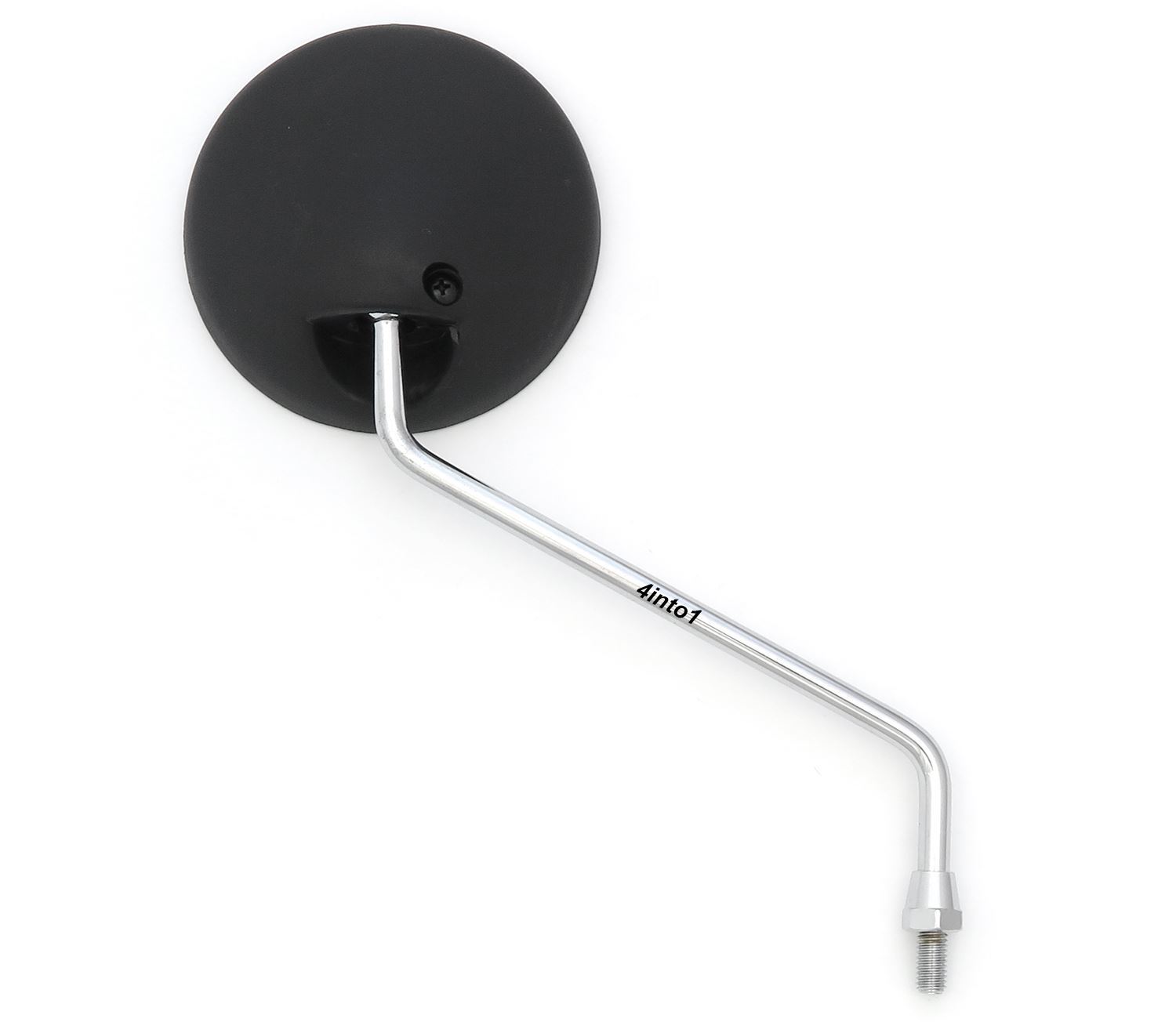 Round Black & Chrome Mirror – 8mm – Honda NA/NC/NN/NQ/NX/PA/SE/TG50 C70 Passport