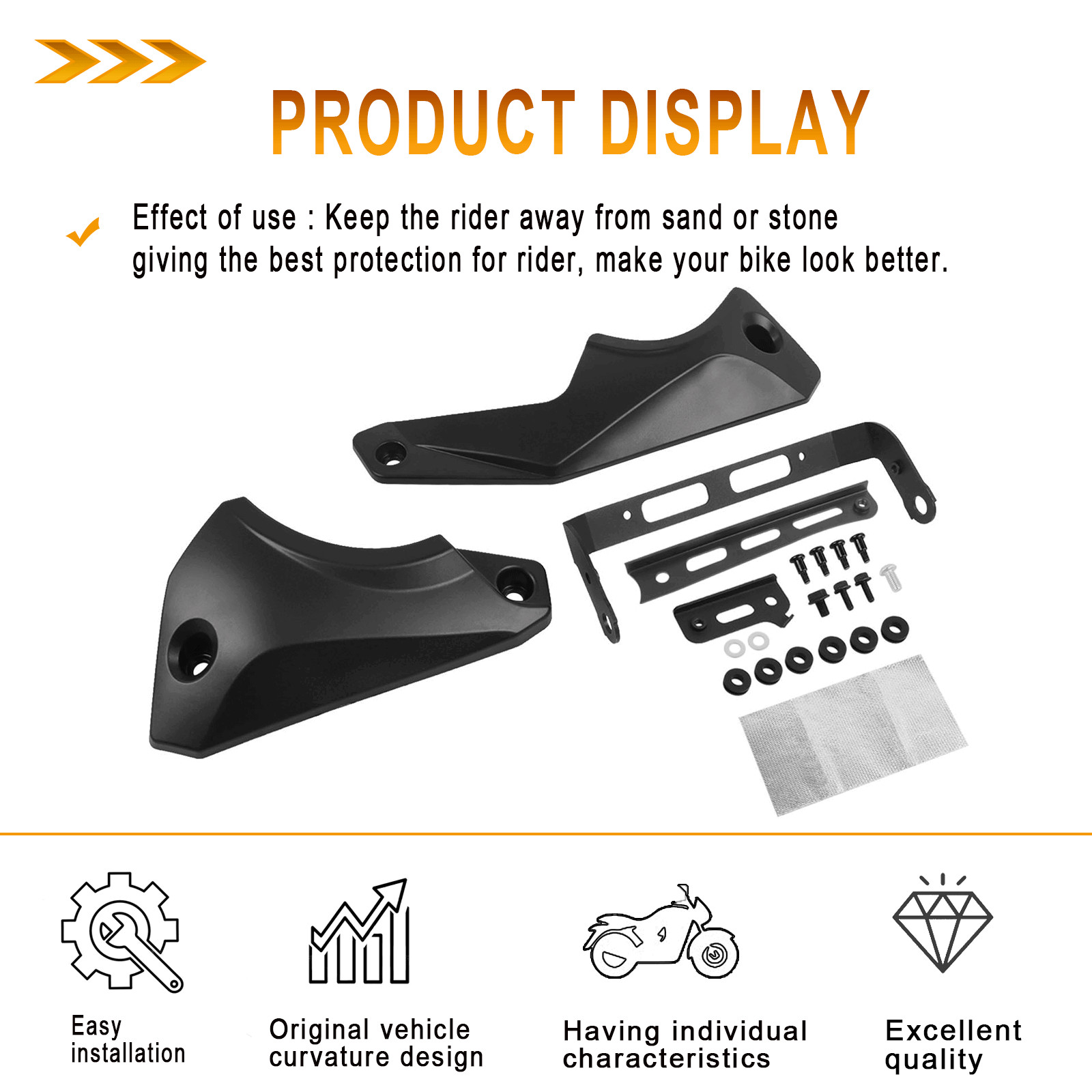 Belly Pan Lower Engine Spoiler Fairing Cover For Suzuki V-Strom 800 DL800 24-25