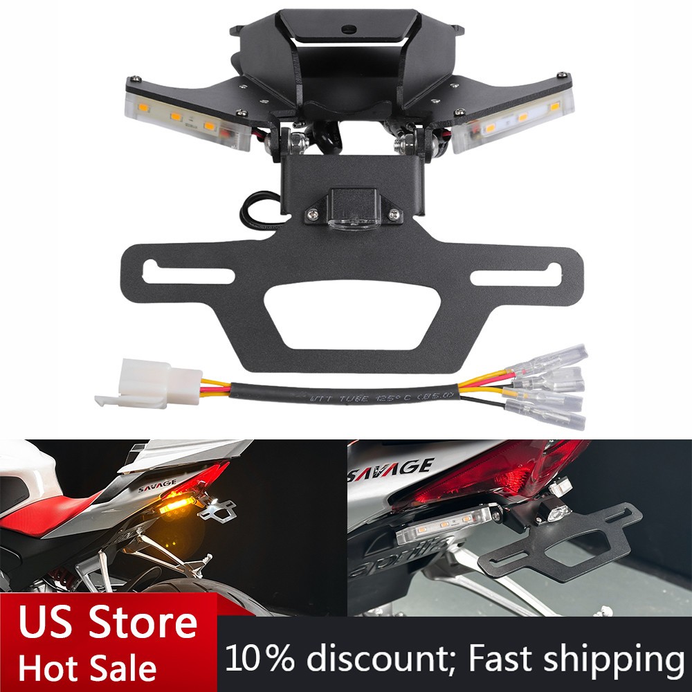 License Plate Holder w/ LED Turn Signal For Aprilia RS660 Tuono V4/660 2021-2024